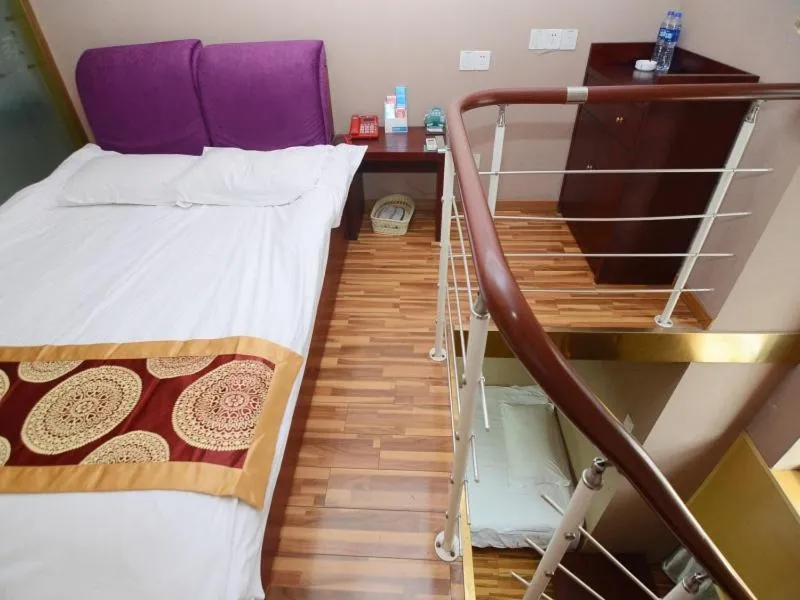 Bed in GreenTree Inn Hefei Fanhua Avenue Decision Building Anhui University Business Hotel