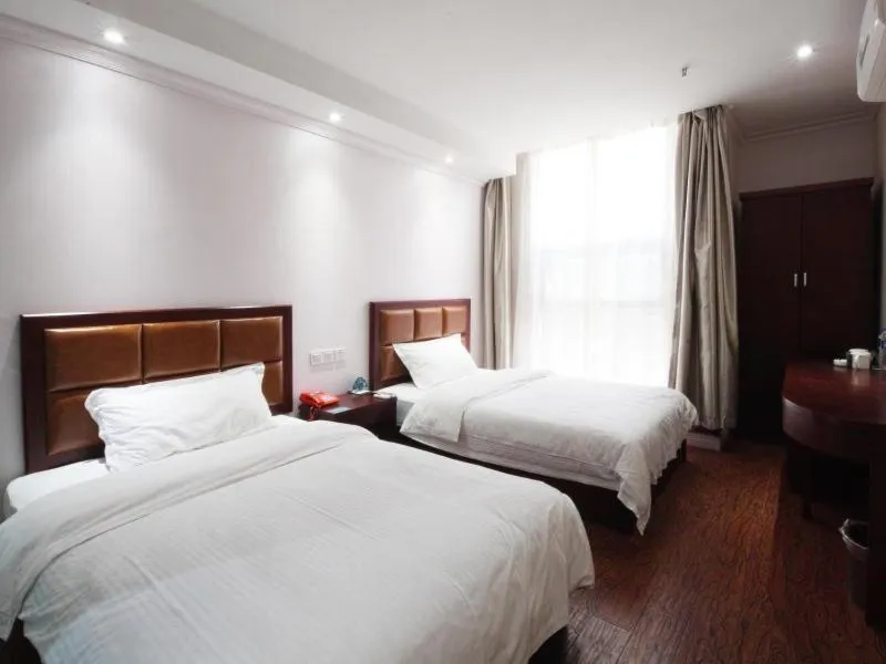 Bed in GreenTree Inn Hefei Fanhua Avenue Decision Building Anhui University Business Hotel