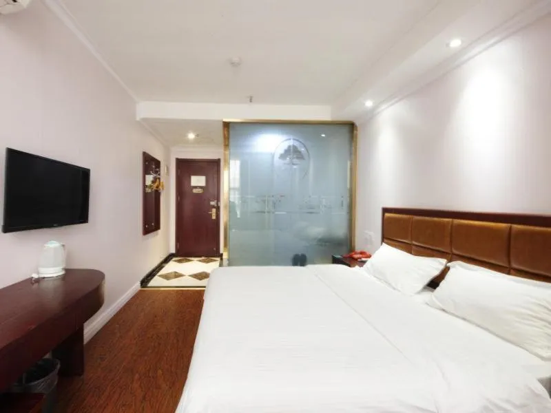 Bed in GreenTree Inn Hefei Fanhua Avenue Decision Building Anhui University Business Hotel