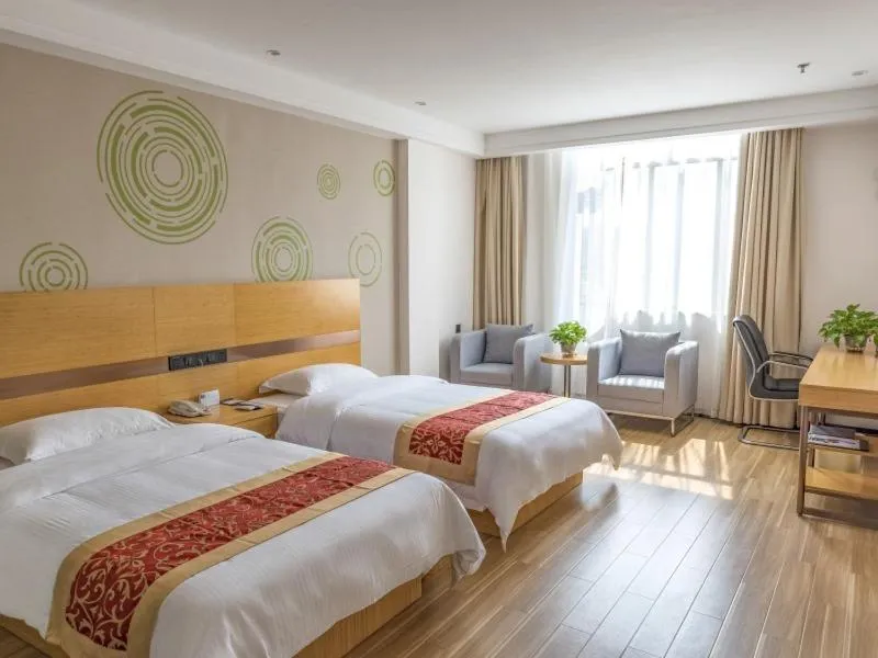 Bed in GreenTree Inn GuangXi HePu HuanzhuSouthRd.Transit Center Express Hotel