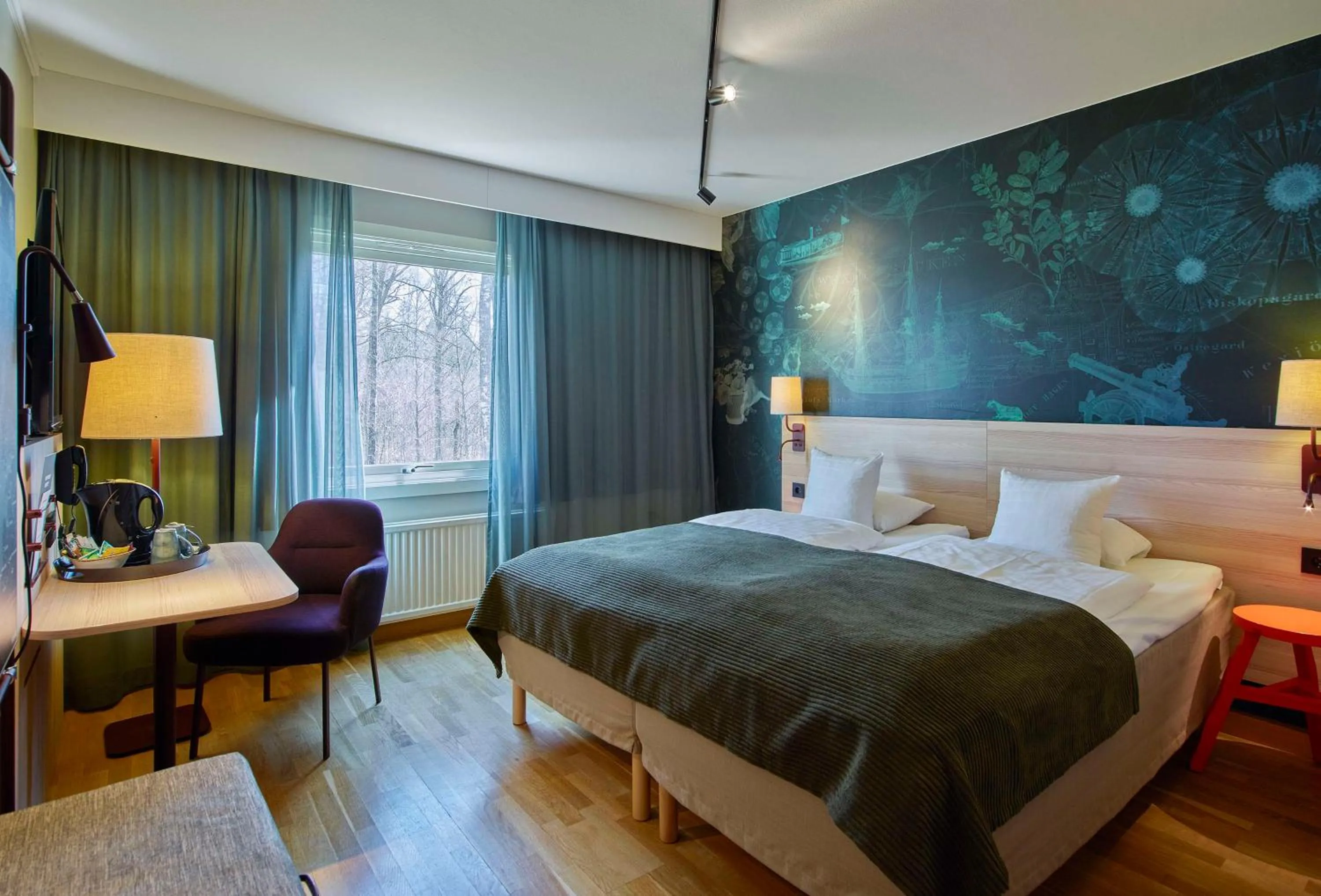 Bedroom, Bed in Scandic Växjö