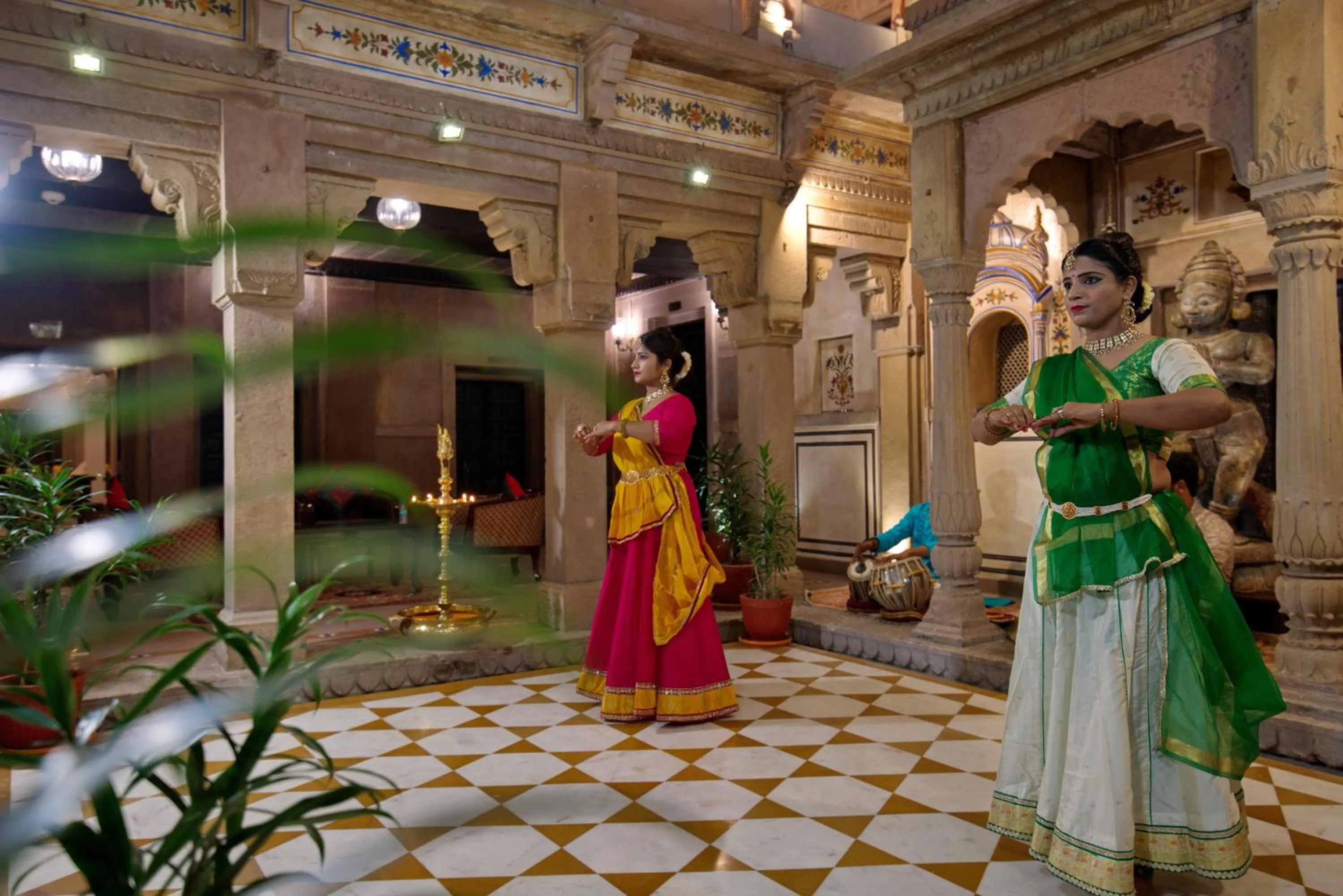 Evening entertainment in BrijRama Palace, Varanasi - By the Ganges