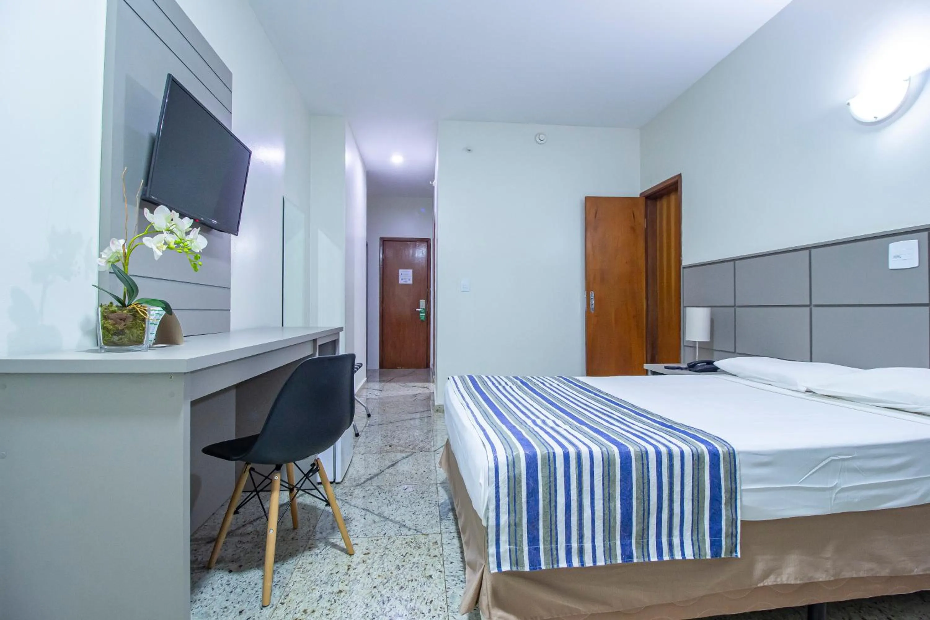 Bedroom, Bed in Hotel Vilage Inn Ribeirão Preto & Convenções