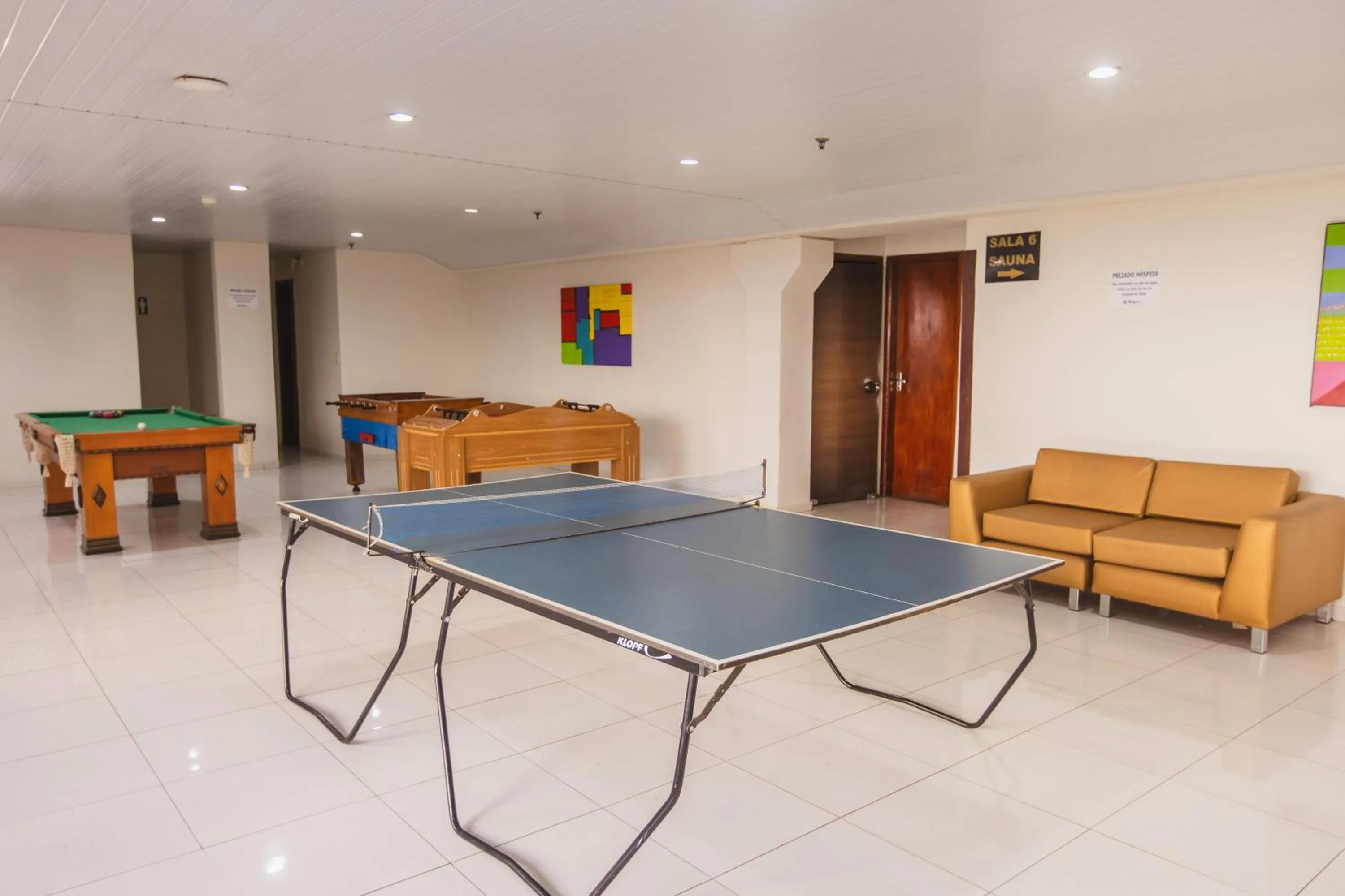 Game Room in Hotel Vilage Inn Ribeirão Preto & Convenções by Nacional Inn