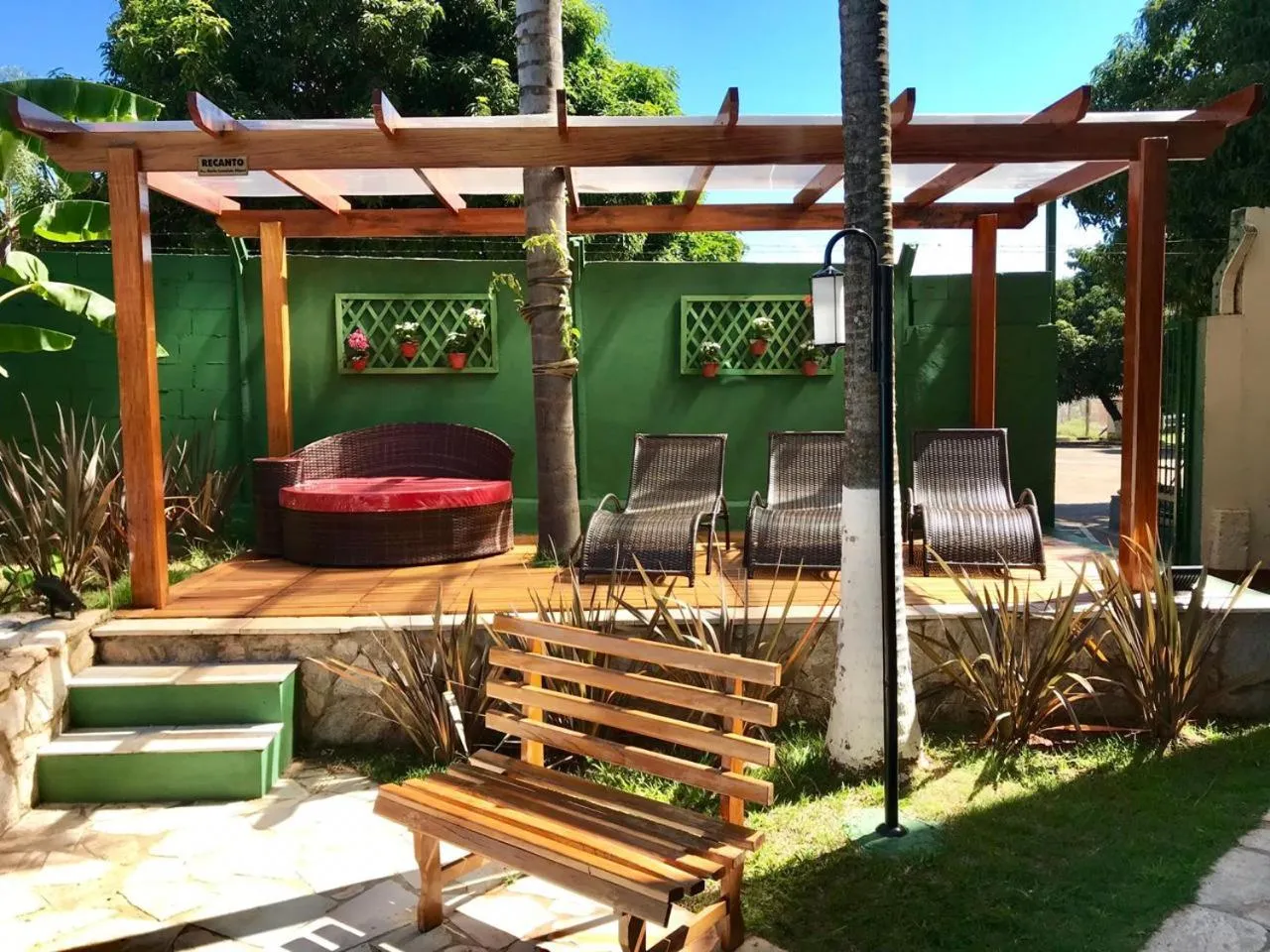 Garden in Hotel Vilage Inn Ribeirão Preto & Convenções