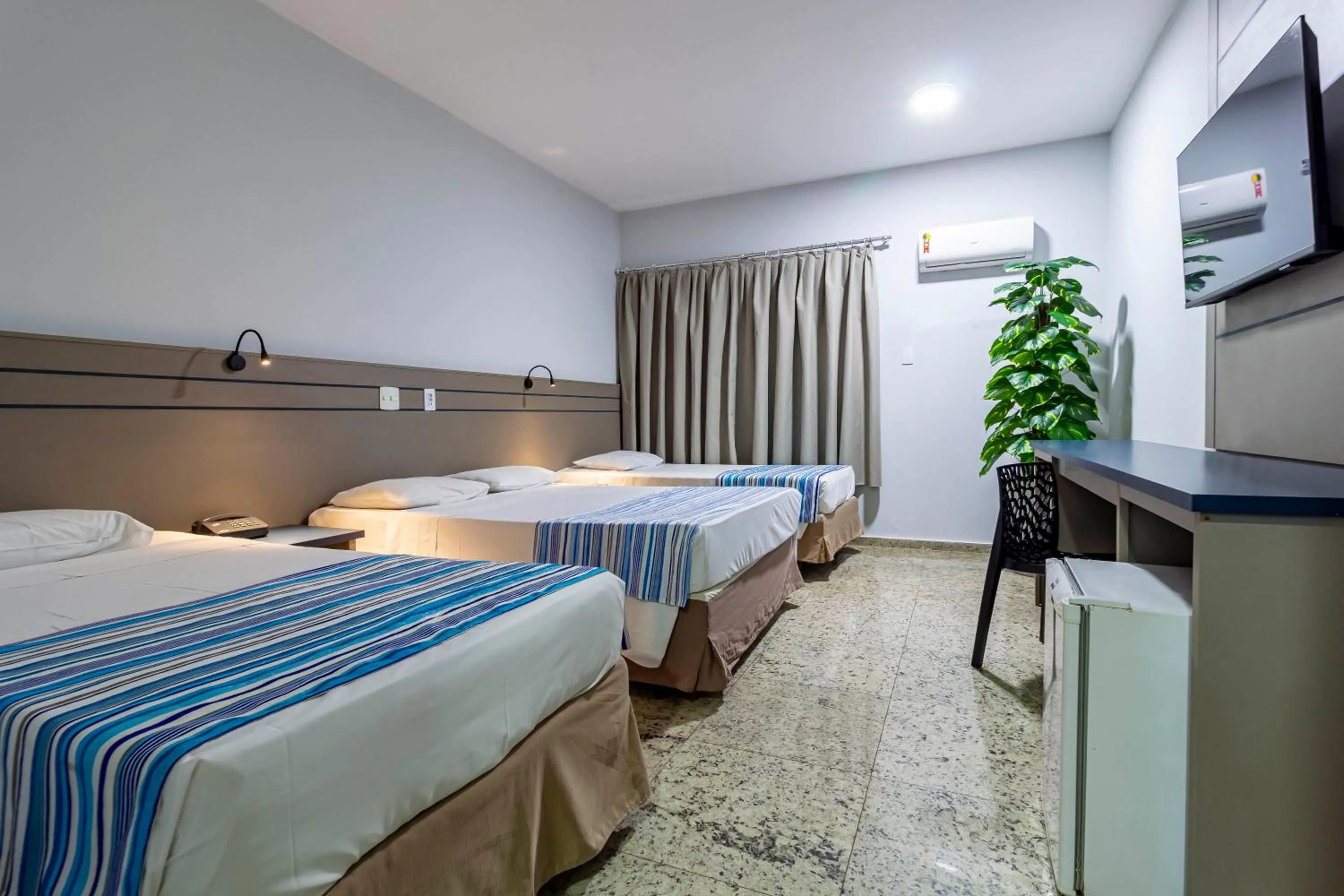 Bed in Hotel Vilage Inn Ribeirão Preto & Convenções