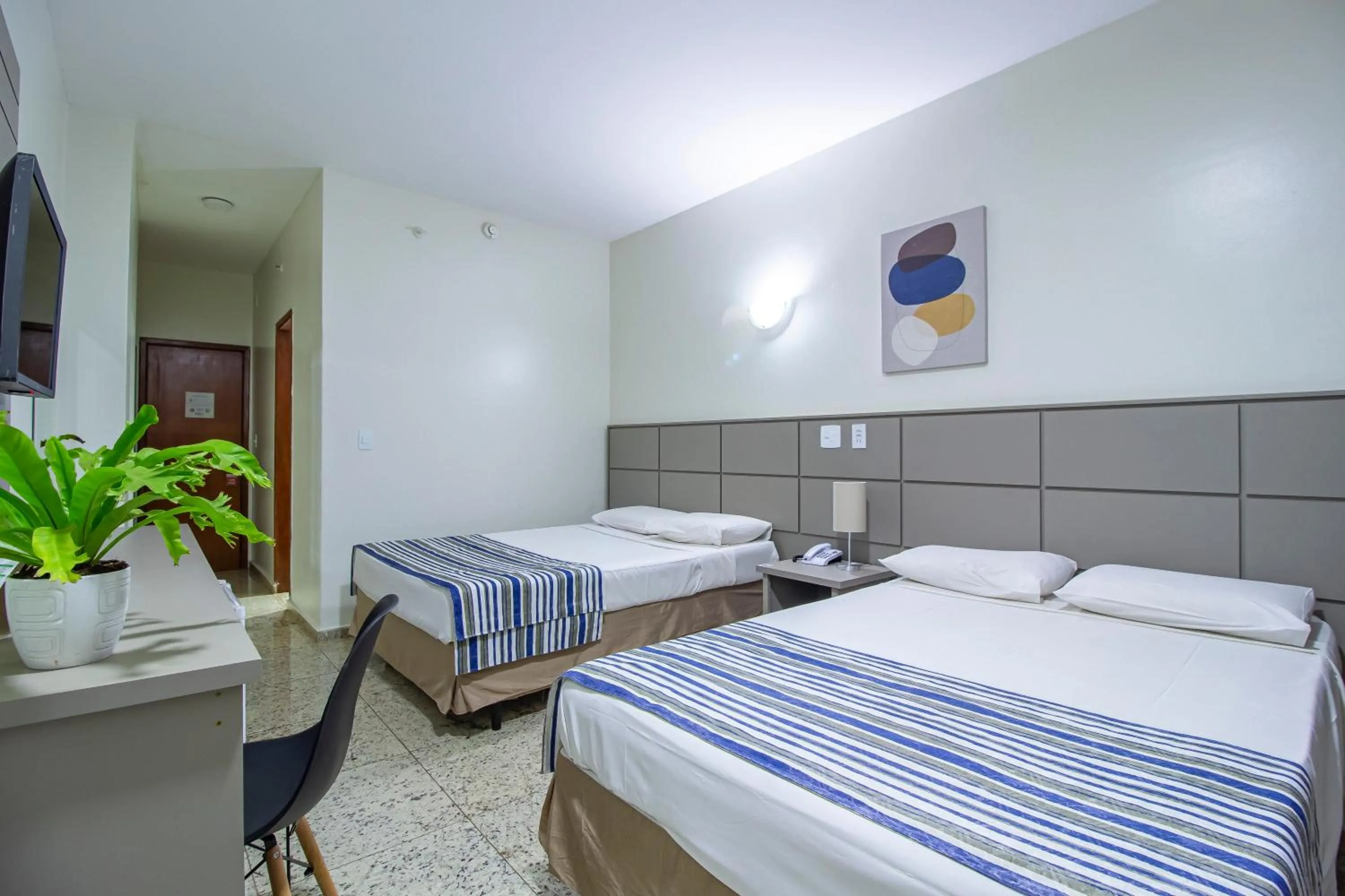 Bedroom, Bed in Hotel Vilage Inn Ribeirão Preto & Convenções