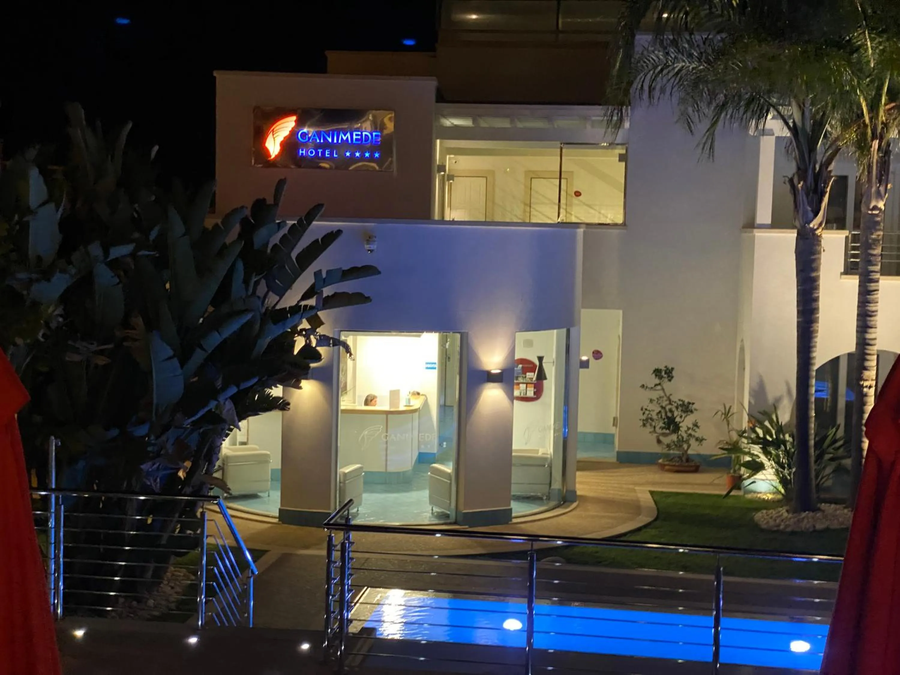 Facade/entrance in Ganimede Hotel