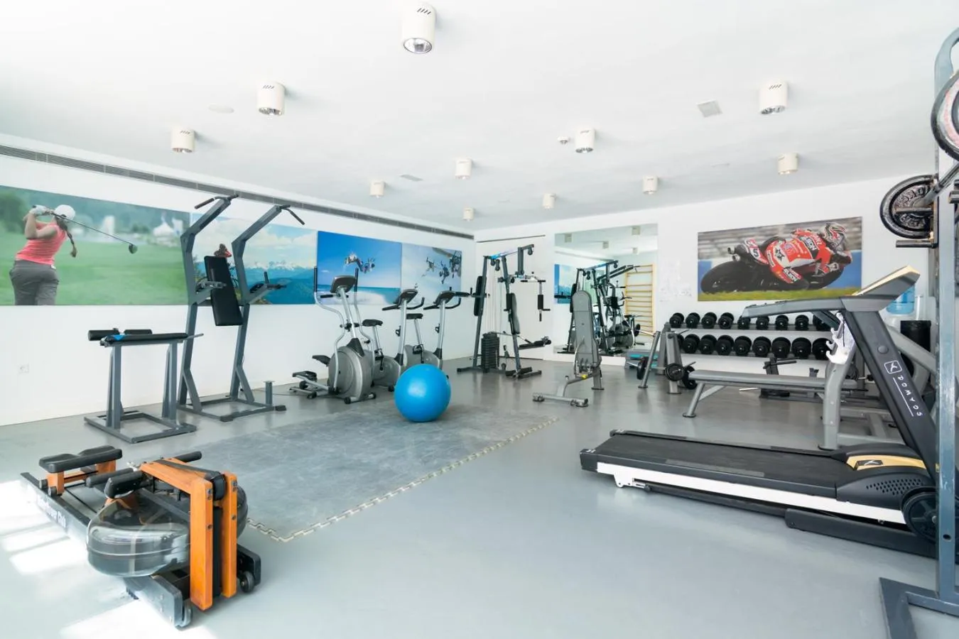 Fitness centre/facilities in Hotel Spa Calagrande Cabo de Gata