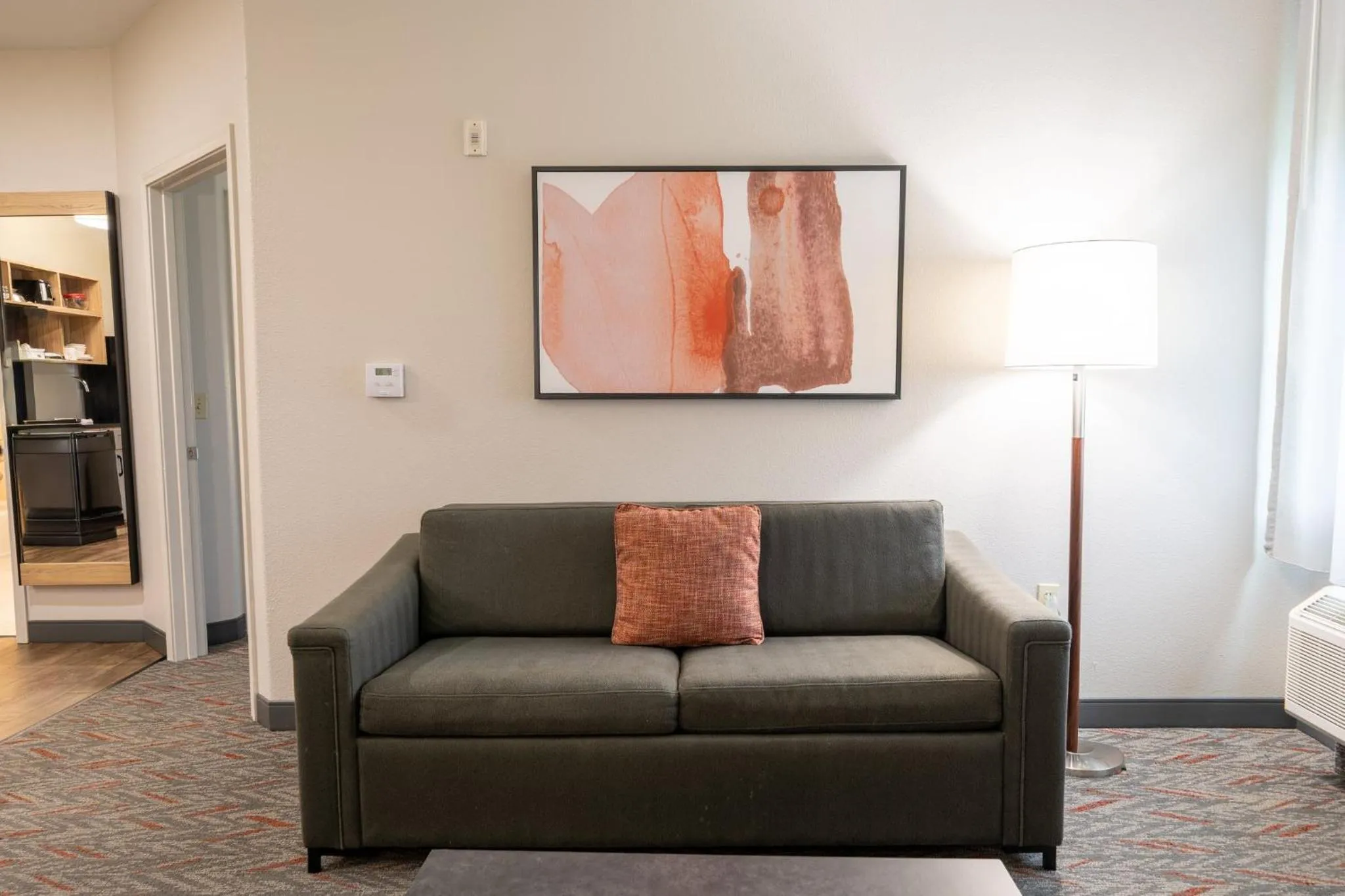 Bedroom in Candlewood Suites Deer Park by IHG