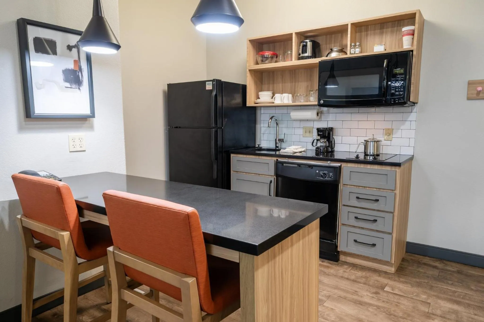 Bedroom in Candlewood Suites Deer Park by IHG