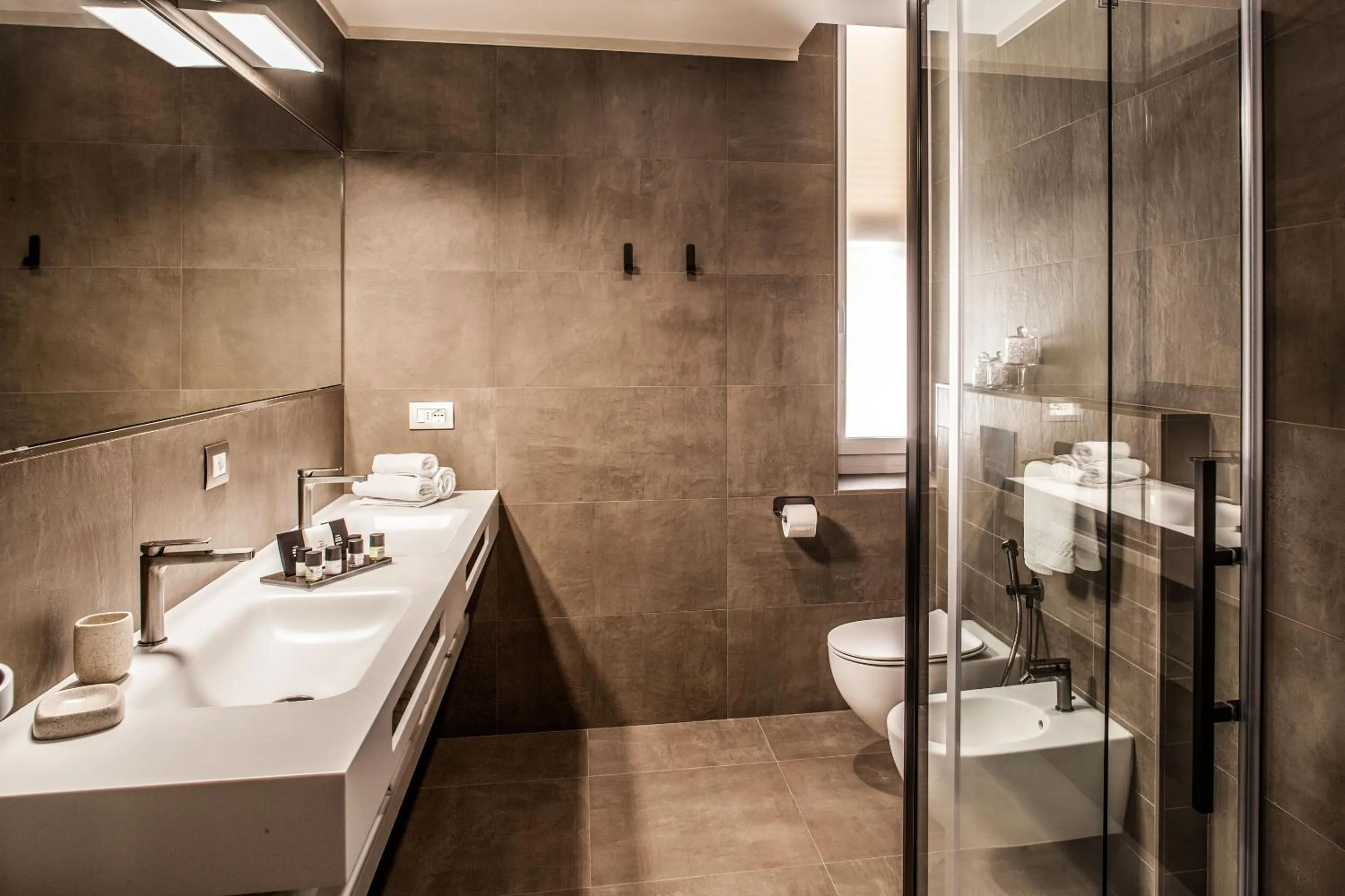 Bathroom in Hotel Savoia