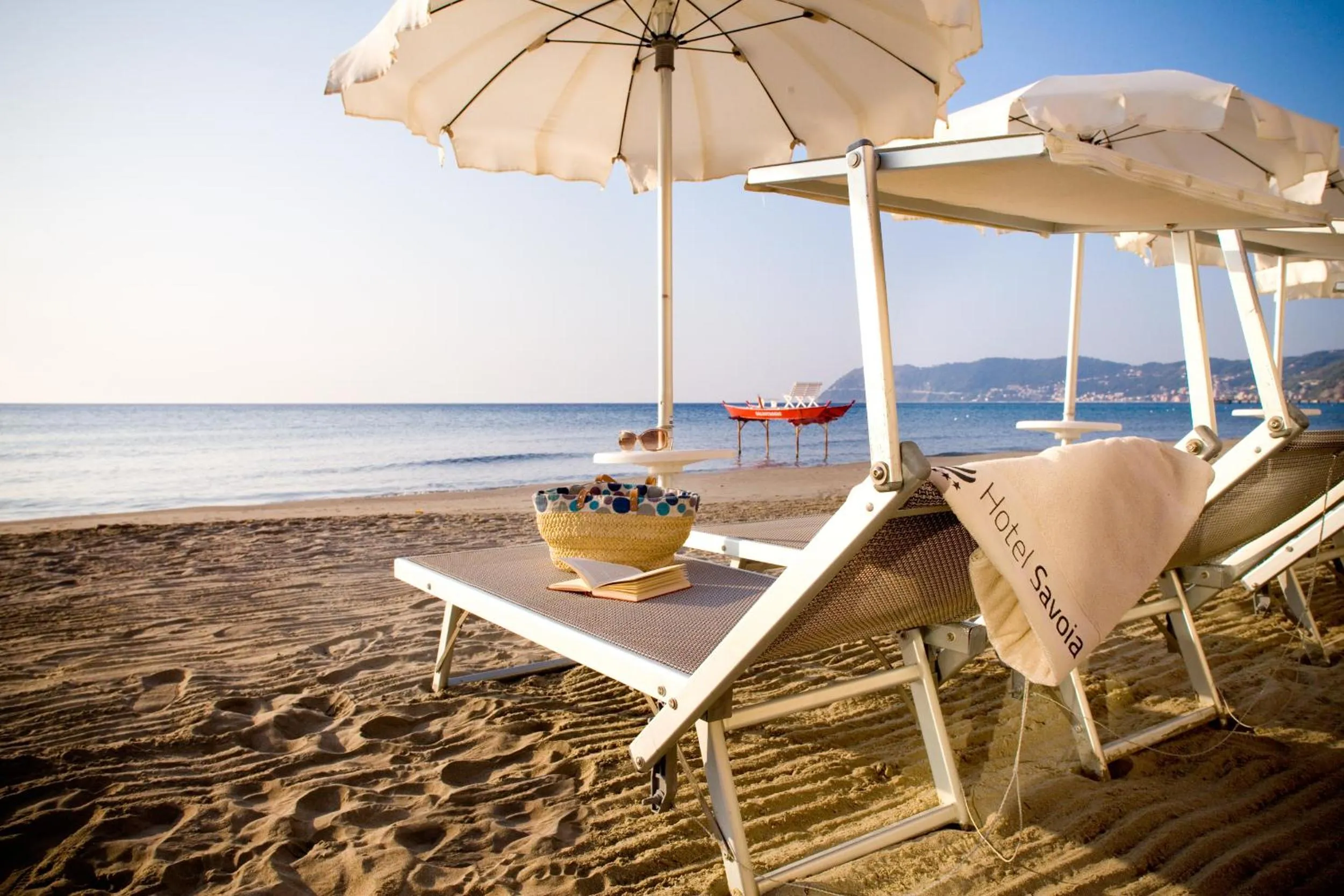 Beach in Hotel Savoia