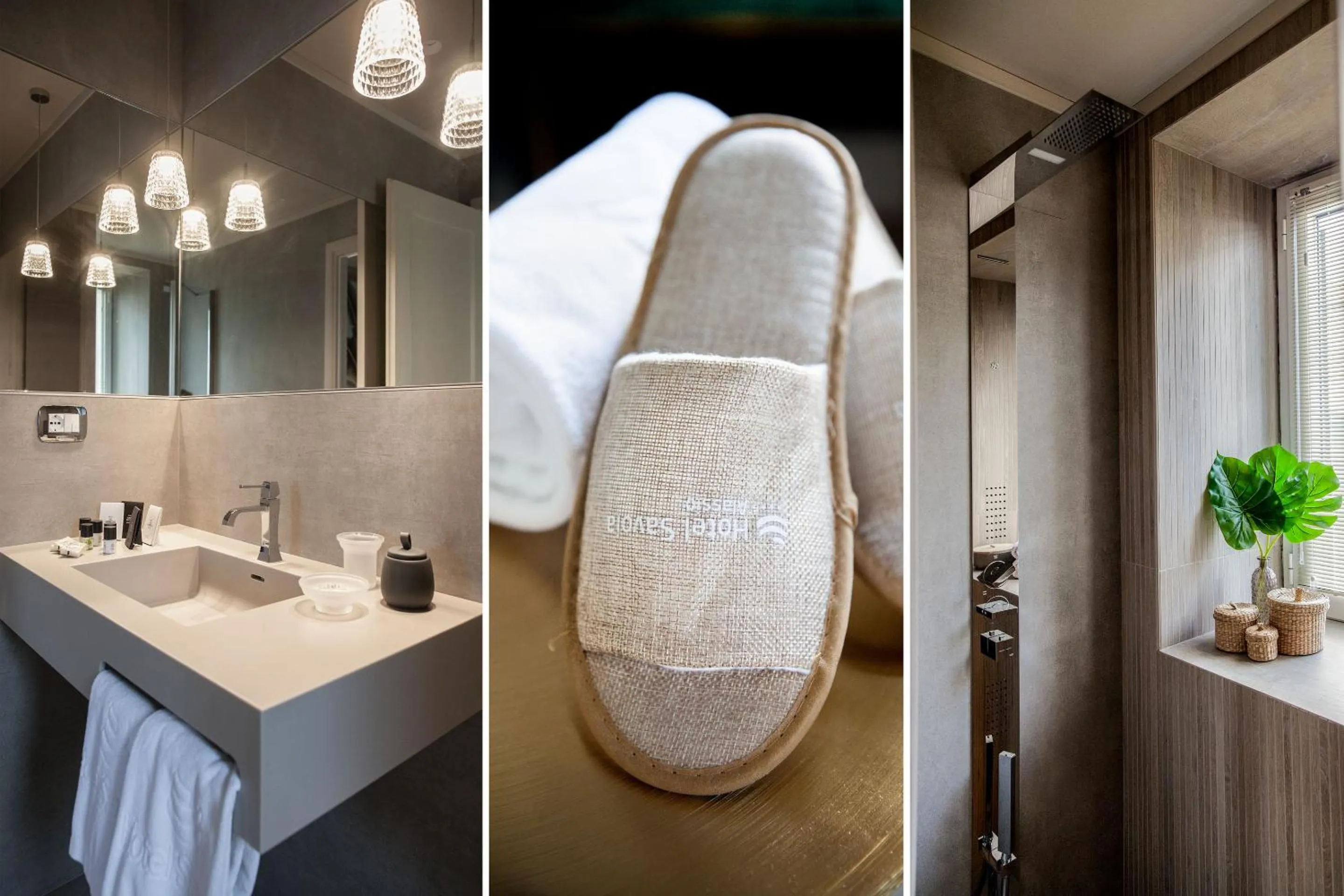 Bathroom in Hotel Savoia