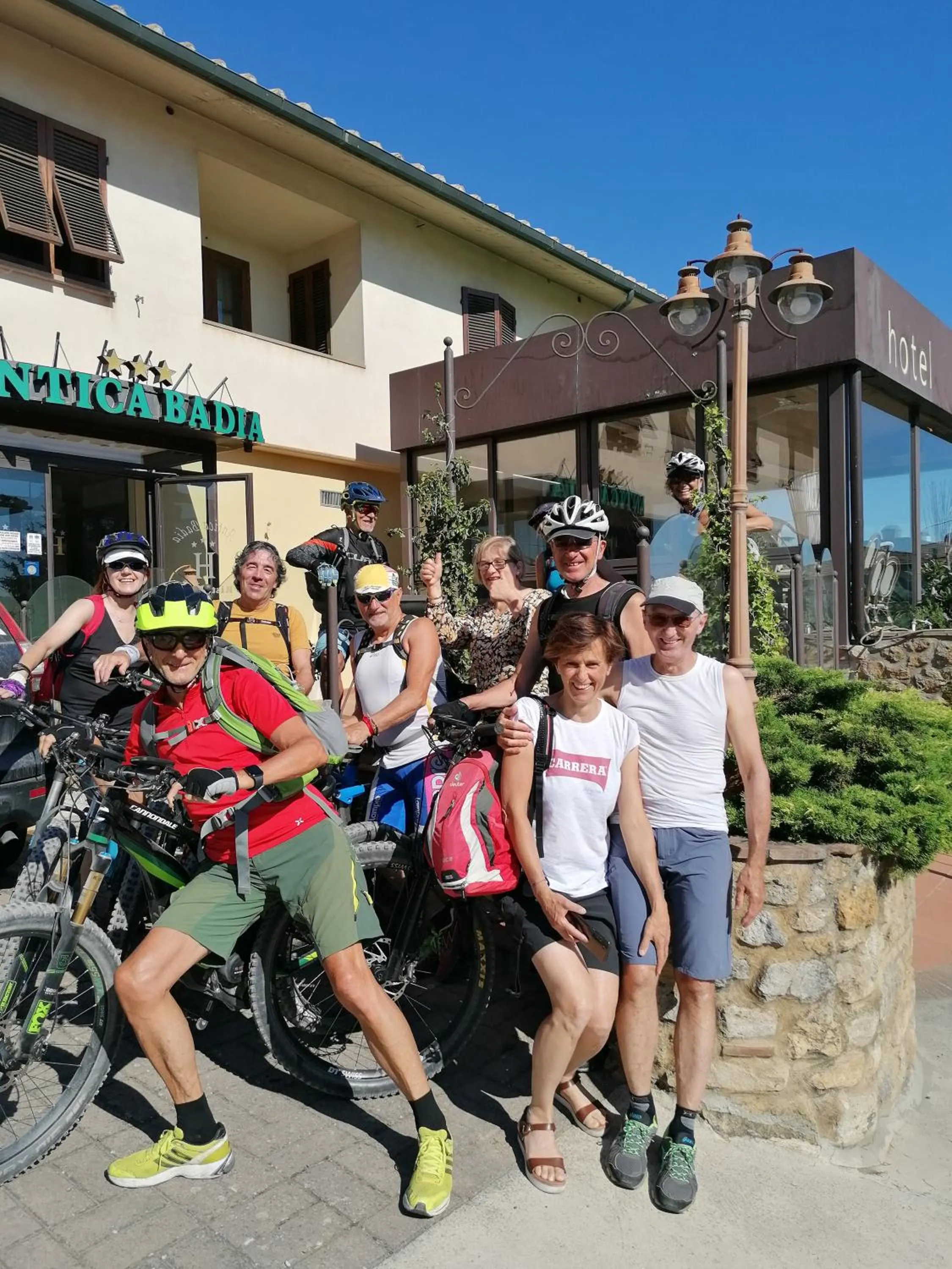 Property building in Holiday Rooms Antica Badia