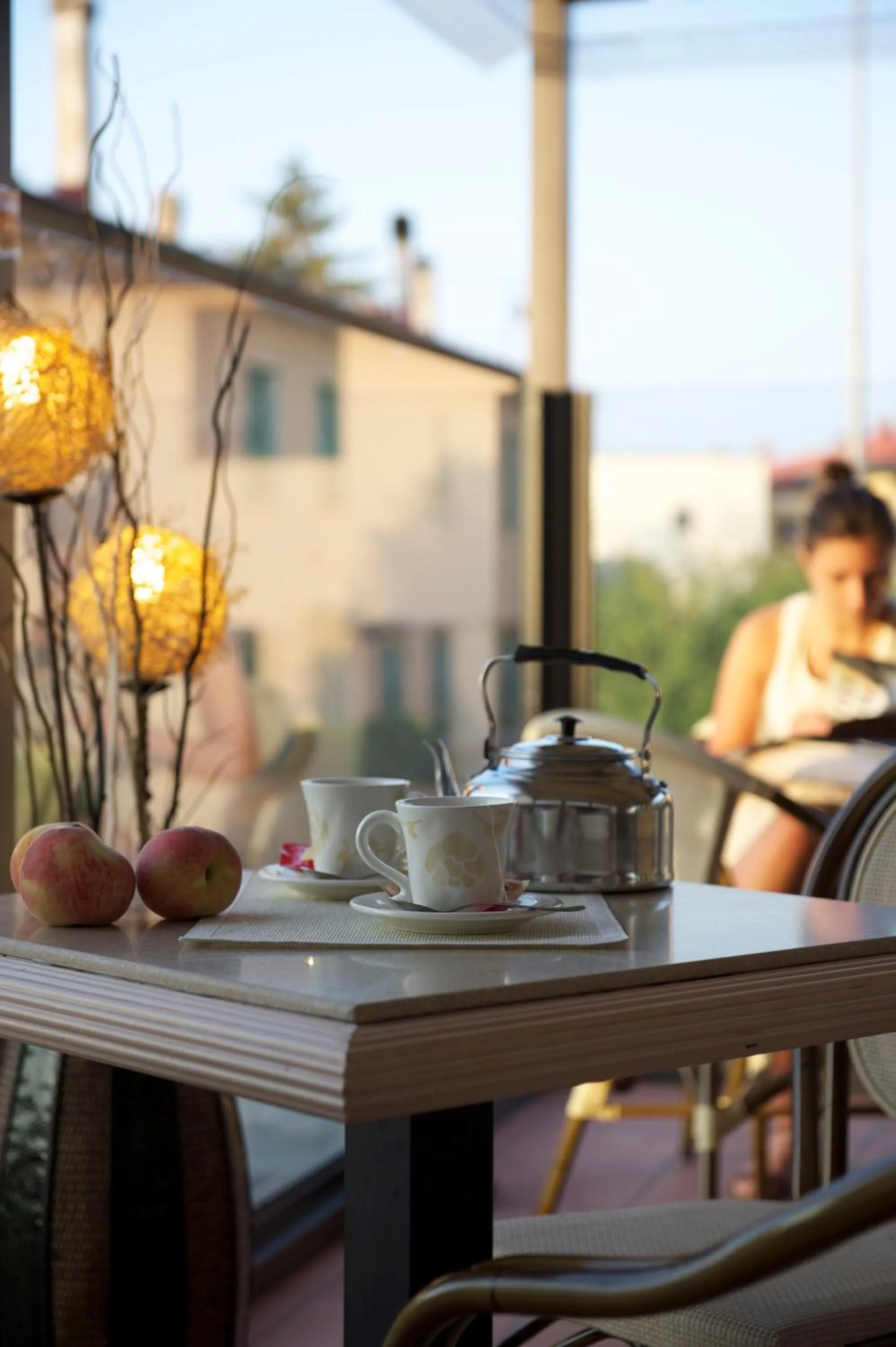 Balcony/Terrace in Holiday Rooms Antica Badia
