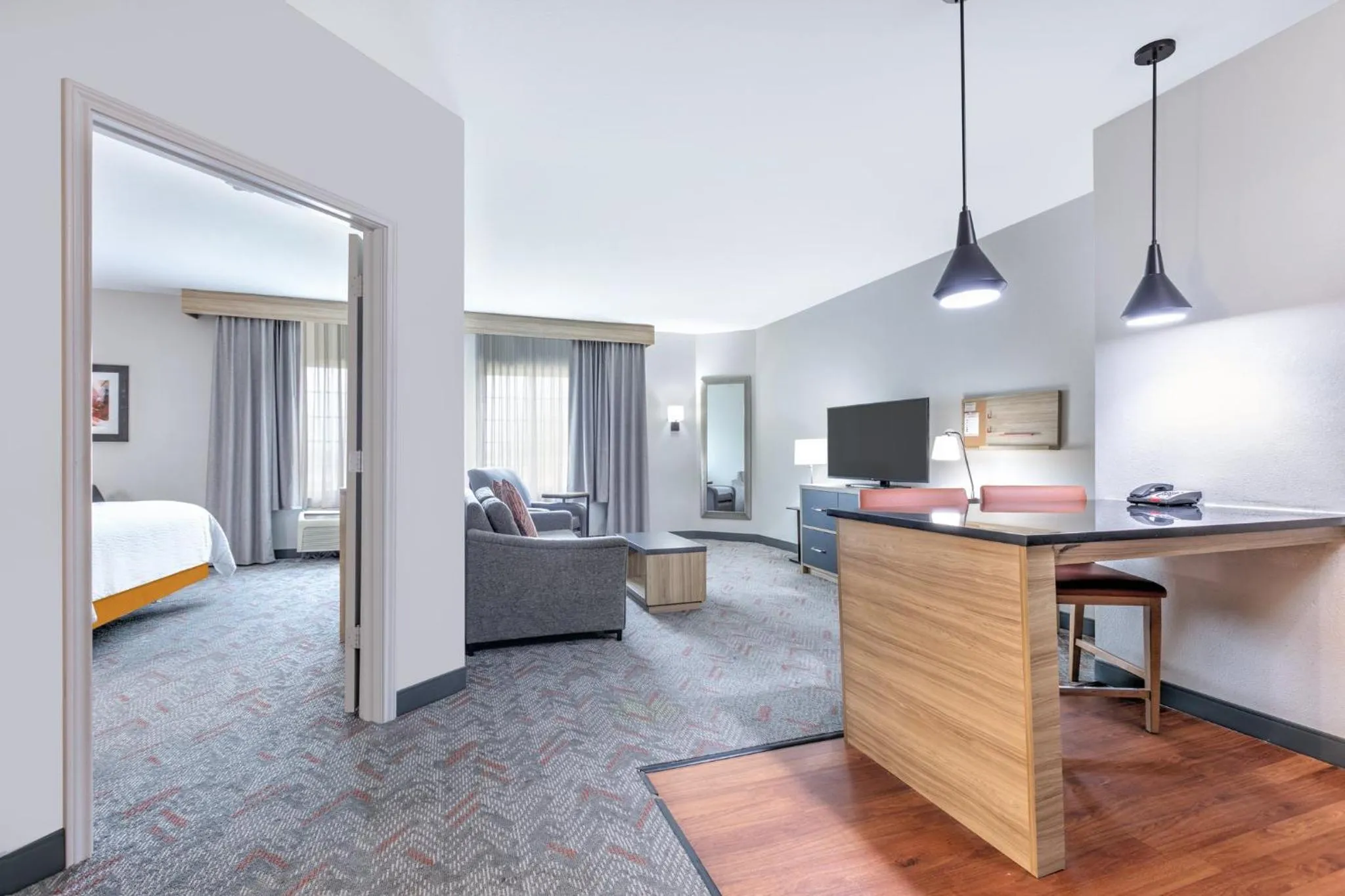 Photo of the whole room, Bed in Candlewood Suites Houston I-10 East by IHG