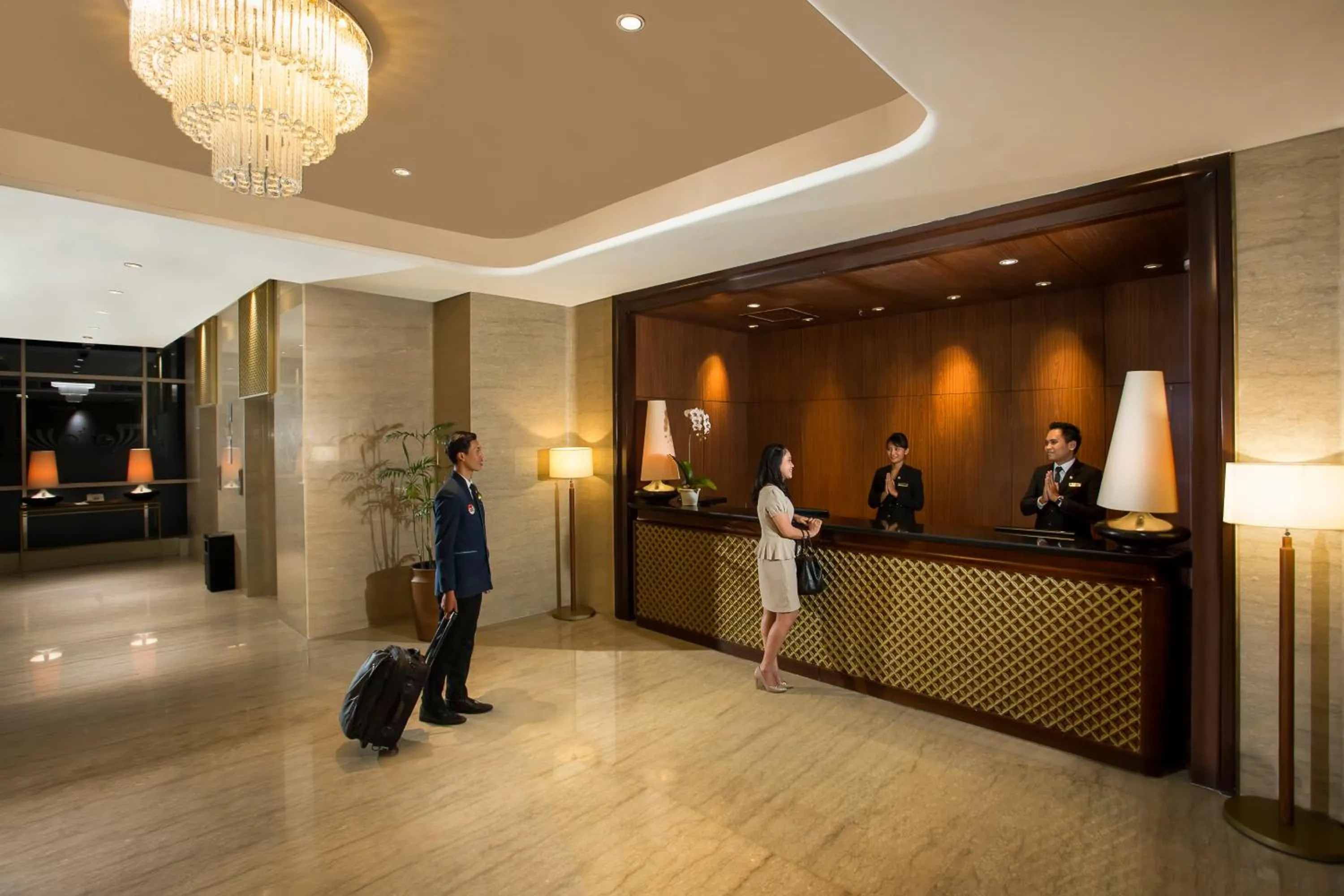 Lobby or reception in Swiss-Belhotel Bogor