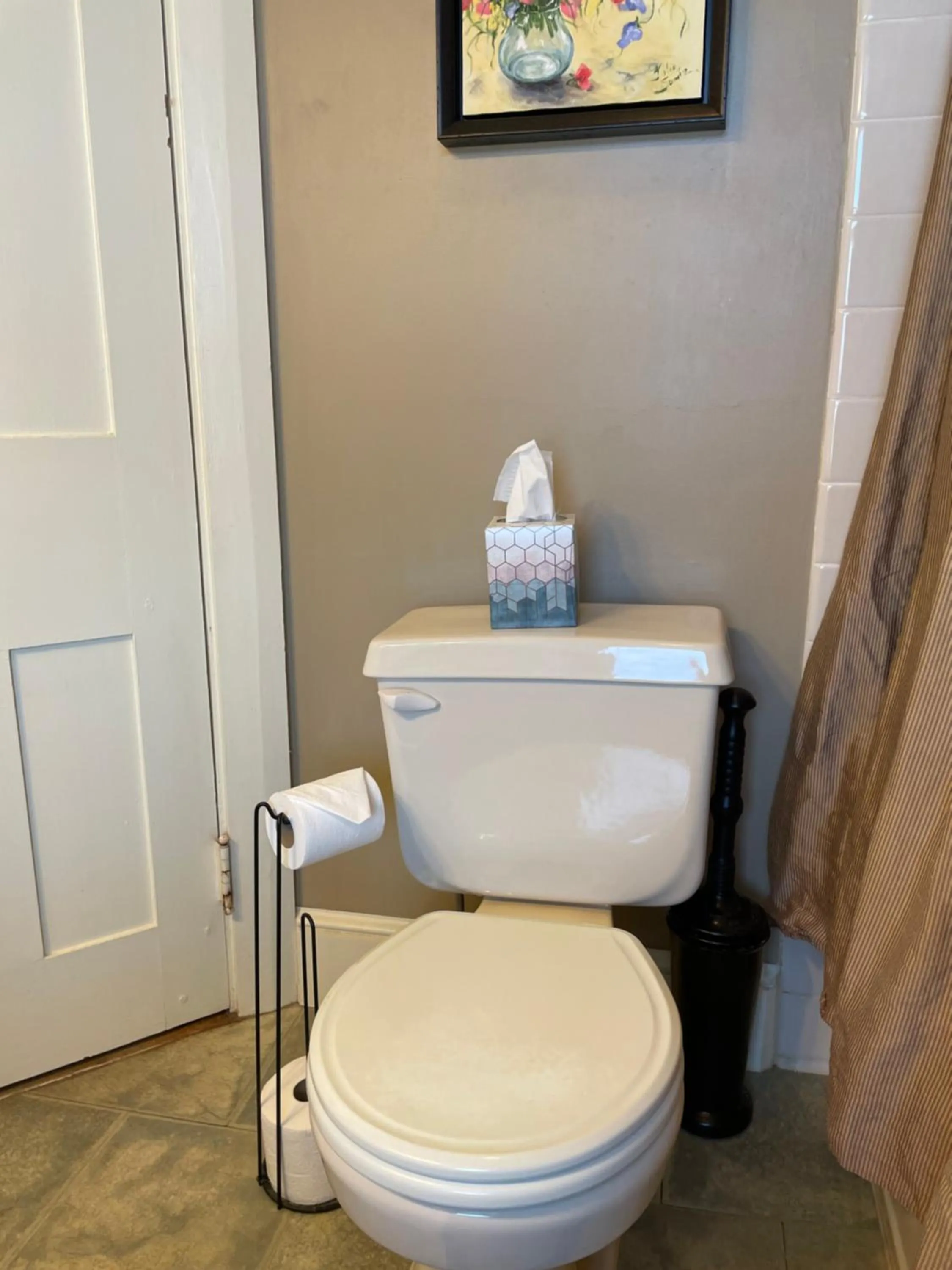 Toilet in Hollinger House