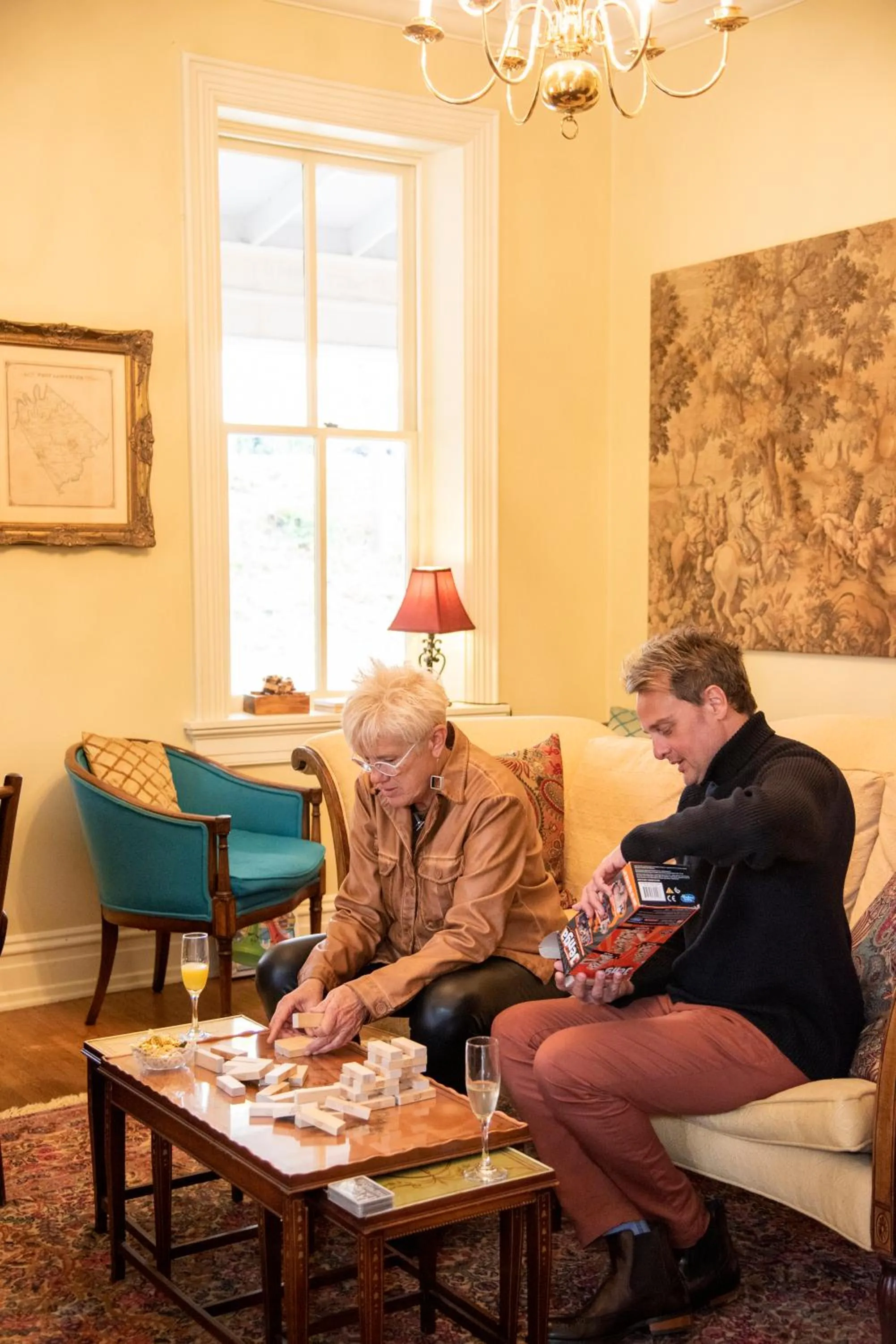 People in Hollinger House