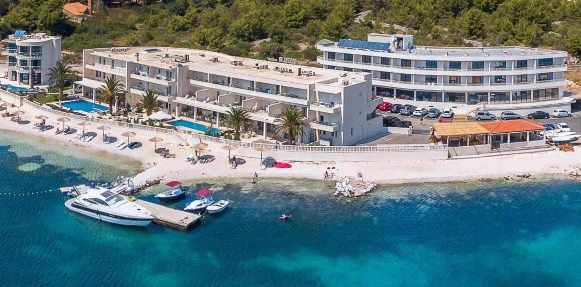 Property building in Hotel Perla