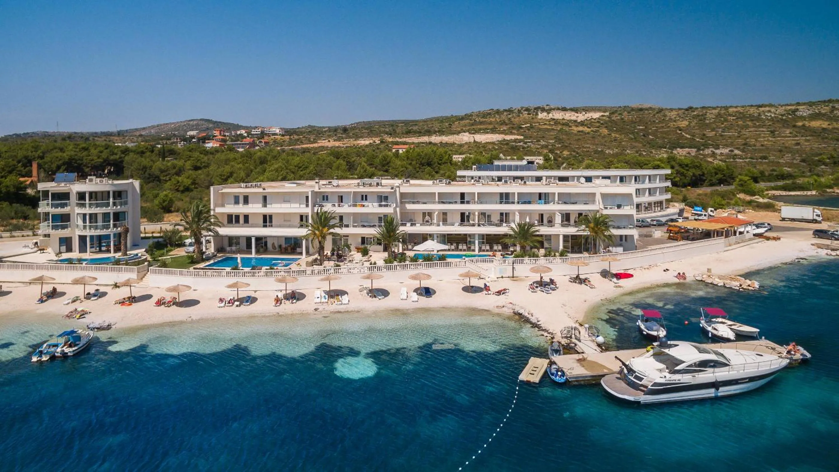 Bird's eye view in Hotel Perla