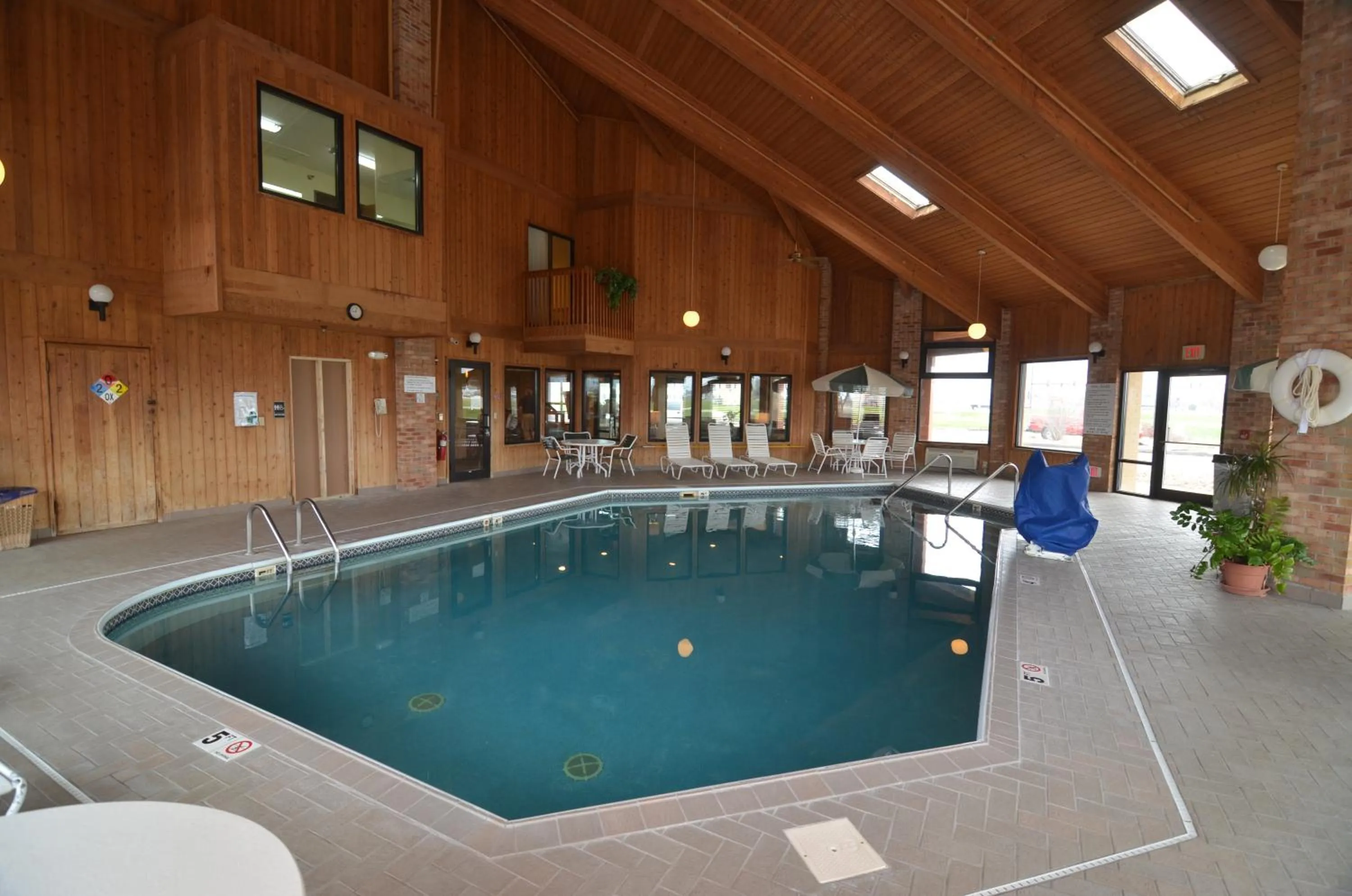 Swimming pool in AmericInn by Wyndham Mount Pleasant