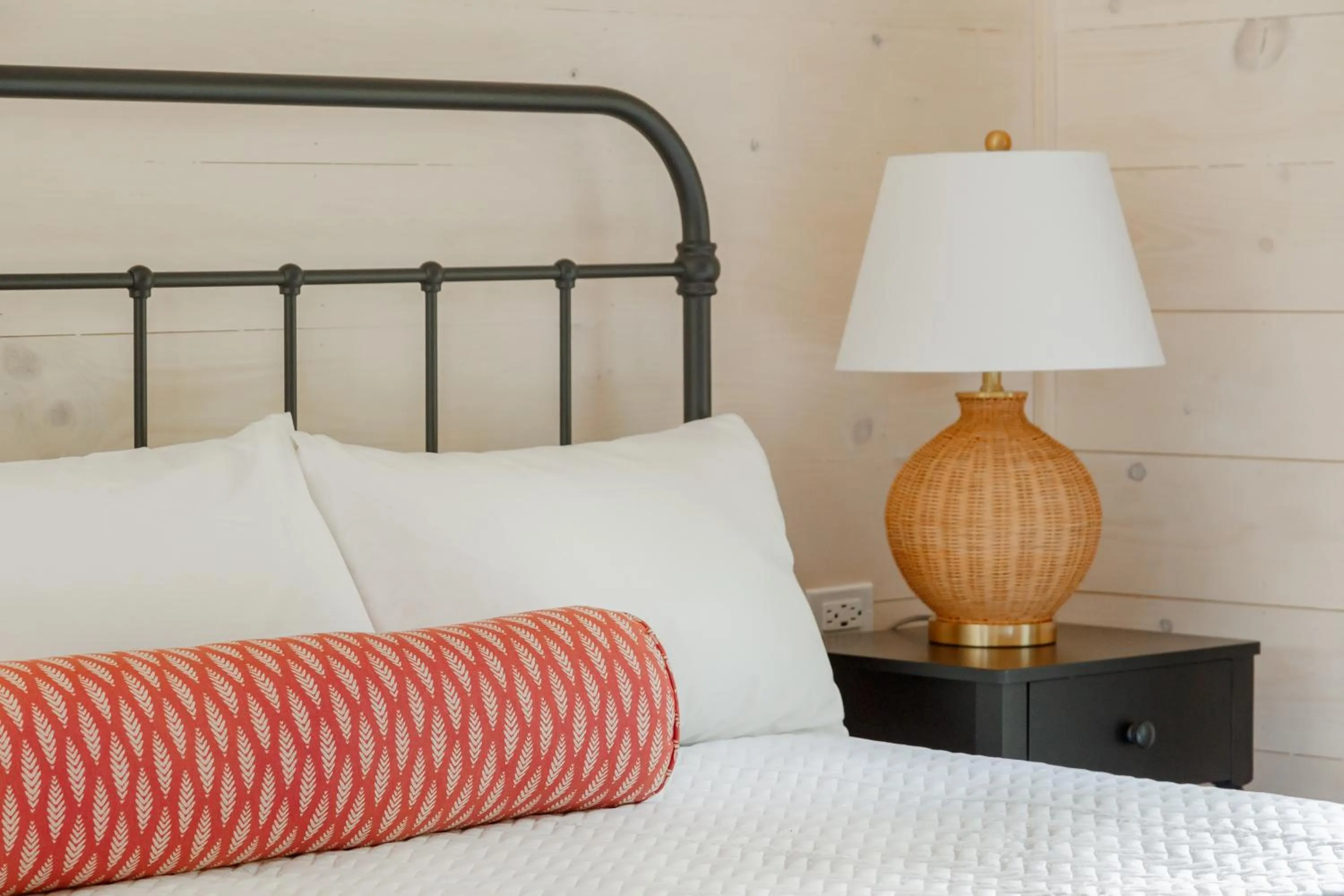 Bed in Linekin Bay Resort