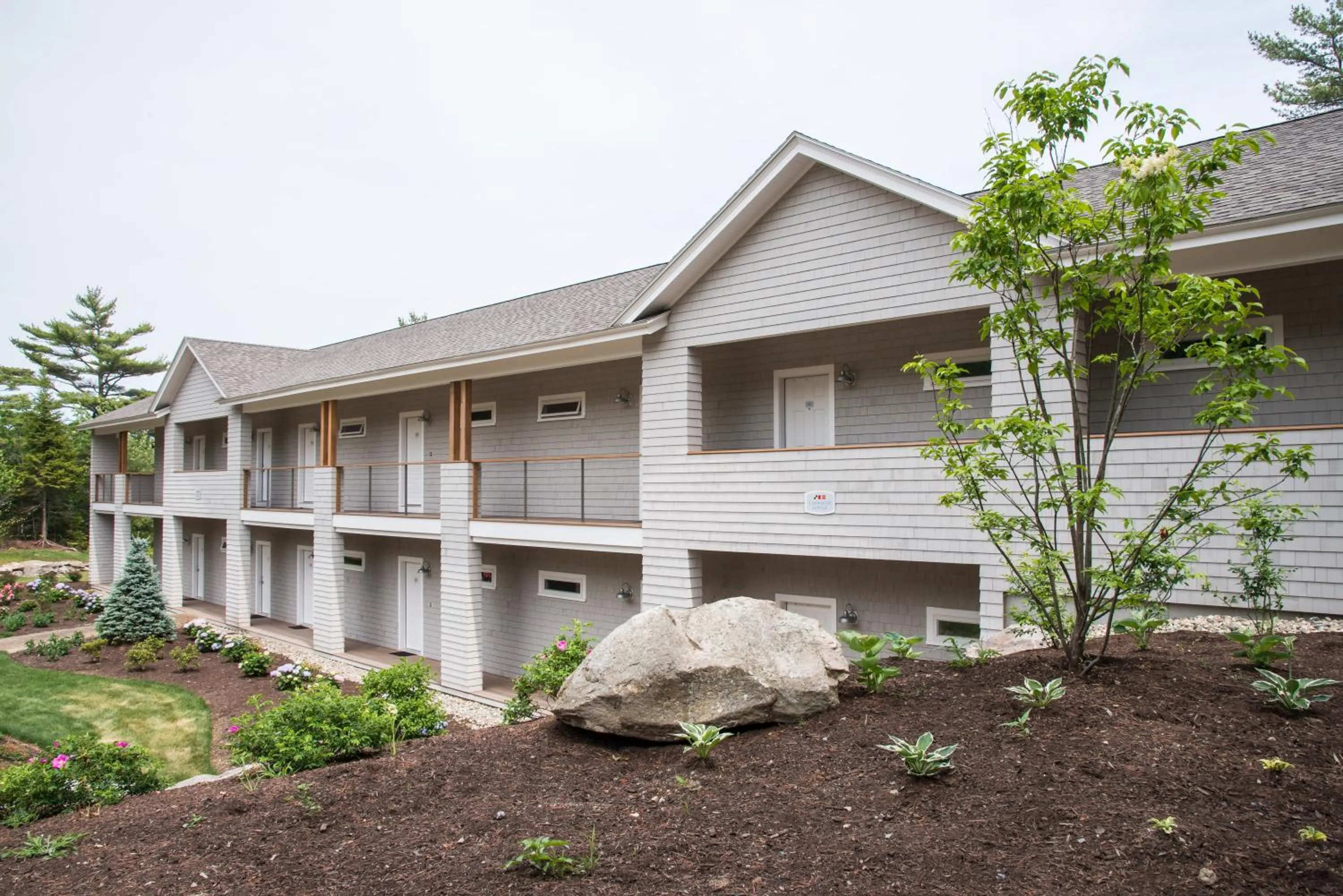 Facade/entrance in Linekin Bay Resort