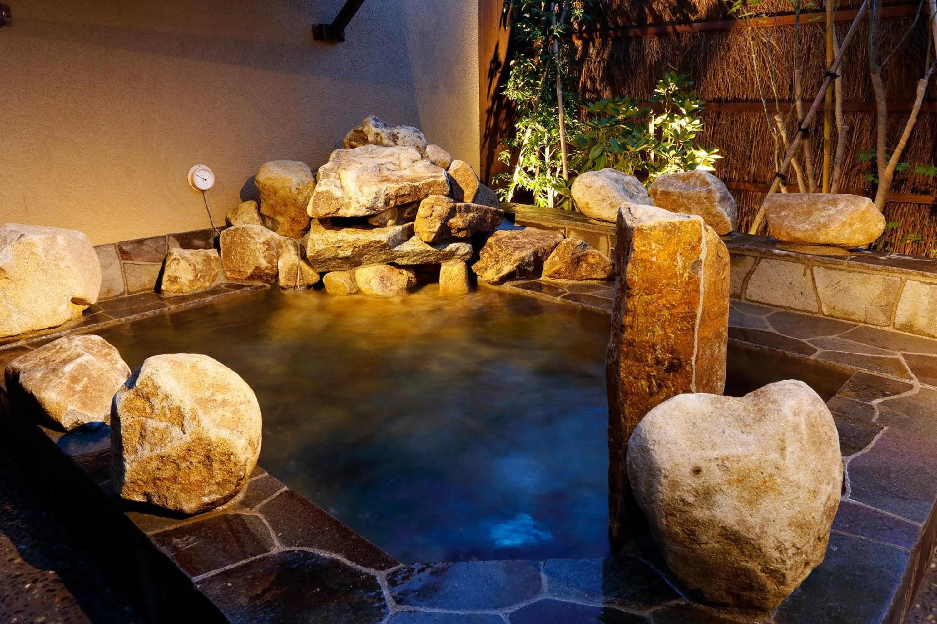 Open Air Bath in Dormy Inn Nagano