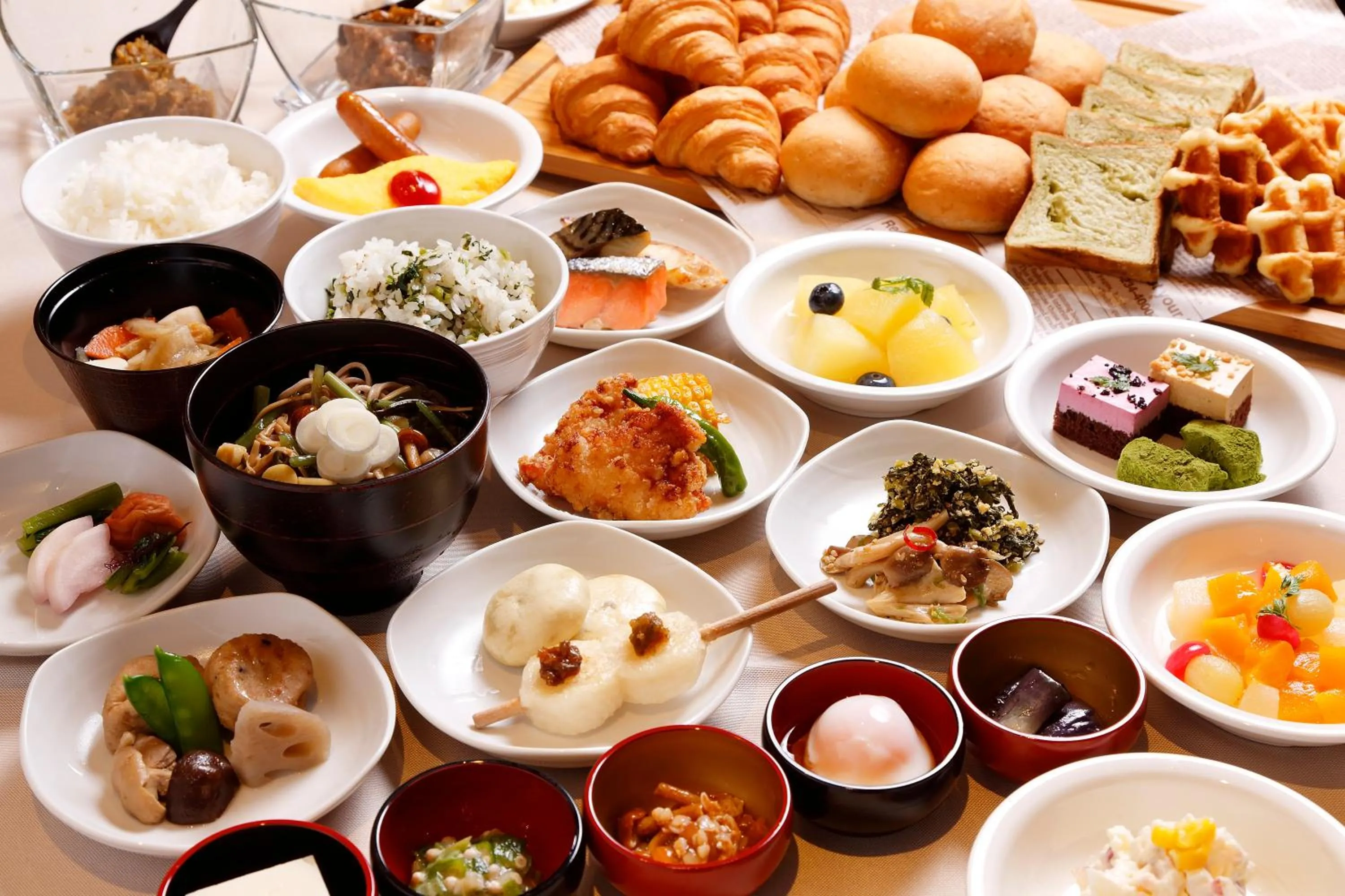 Breakfast in Dormy Inn Nagano