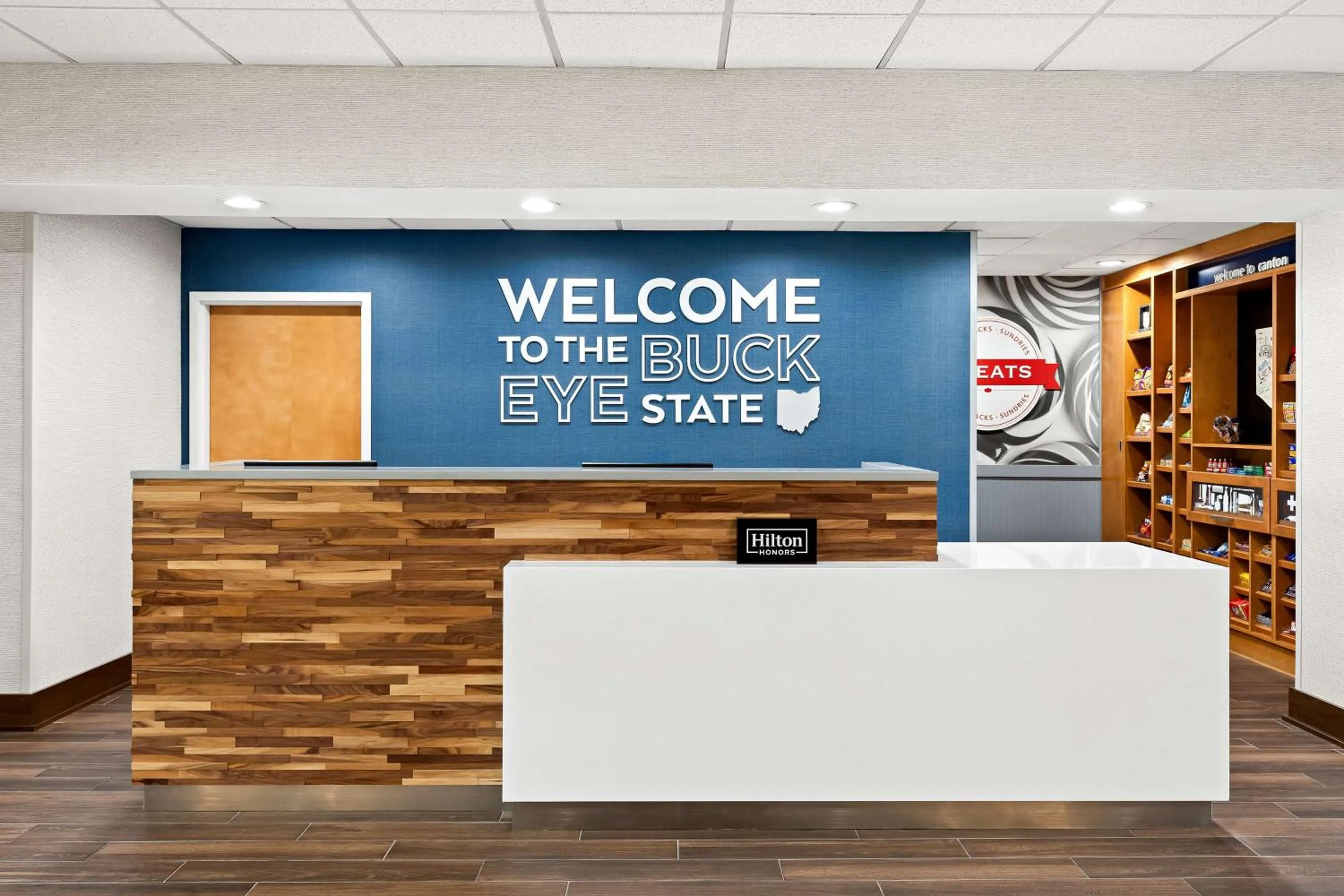Lobby or reception in Hampton Inn & Suites Canton