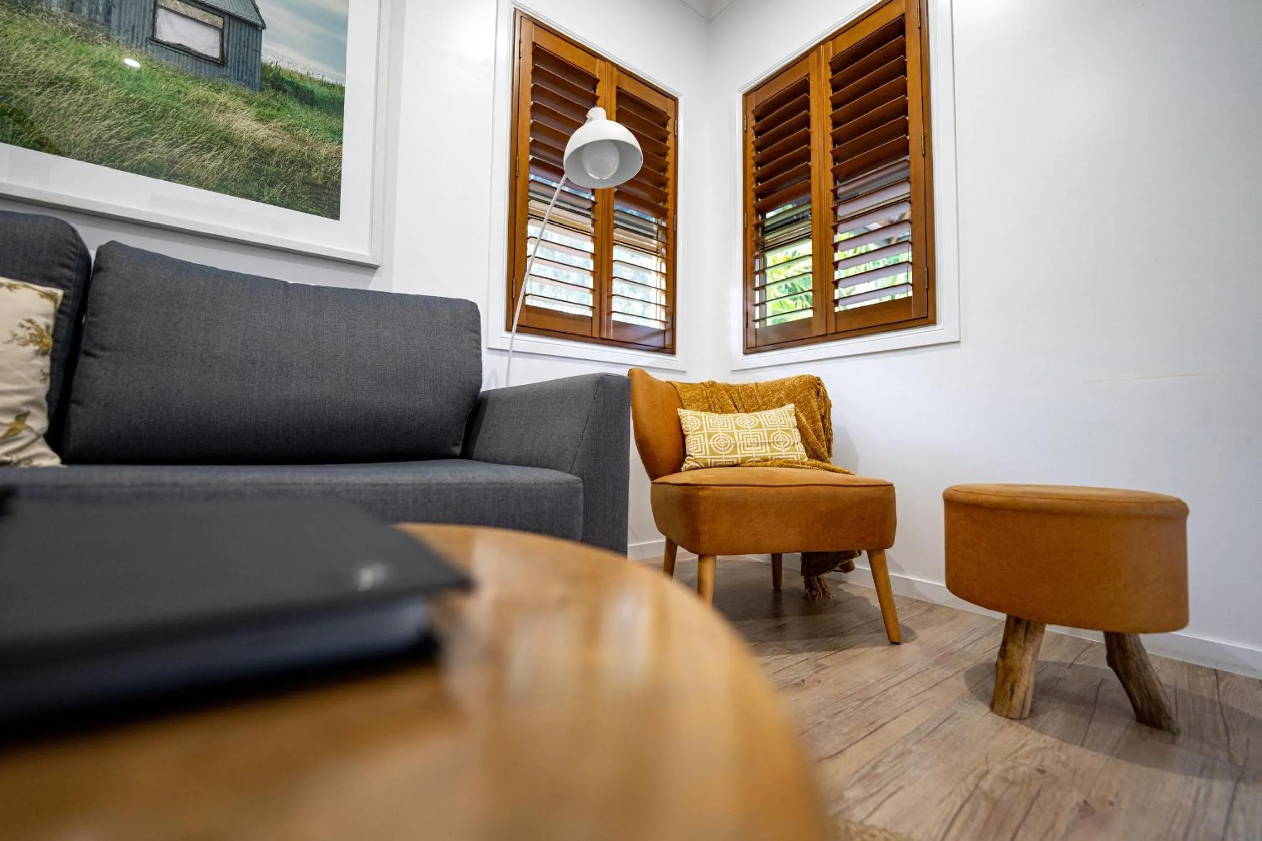Living room in Blue Summit Hideaway