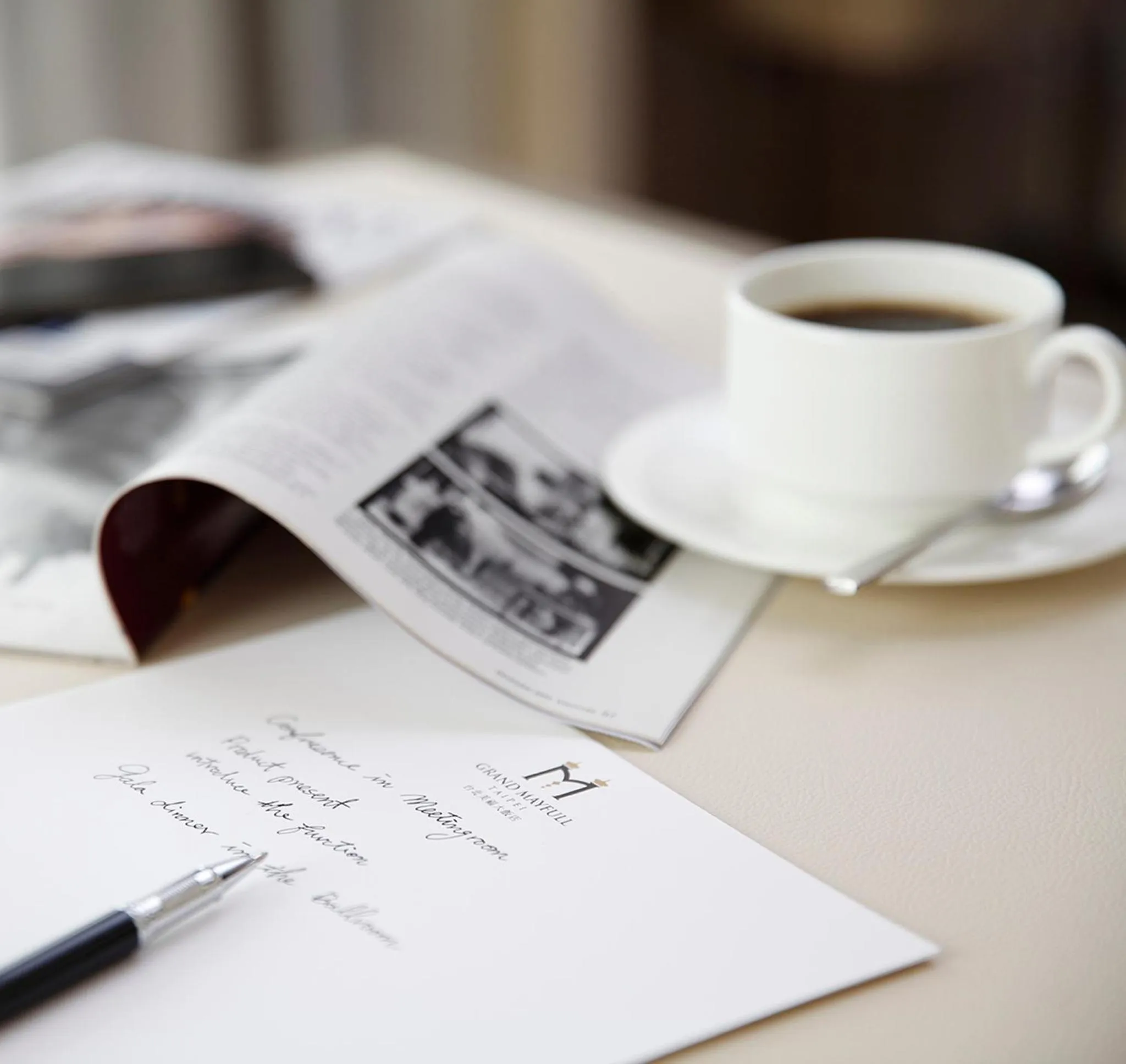 Seating area in Grand Mayfull Taipei