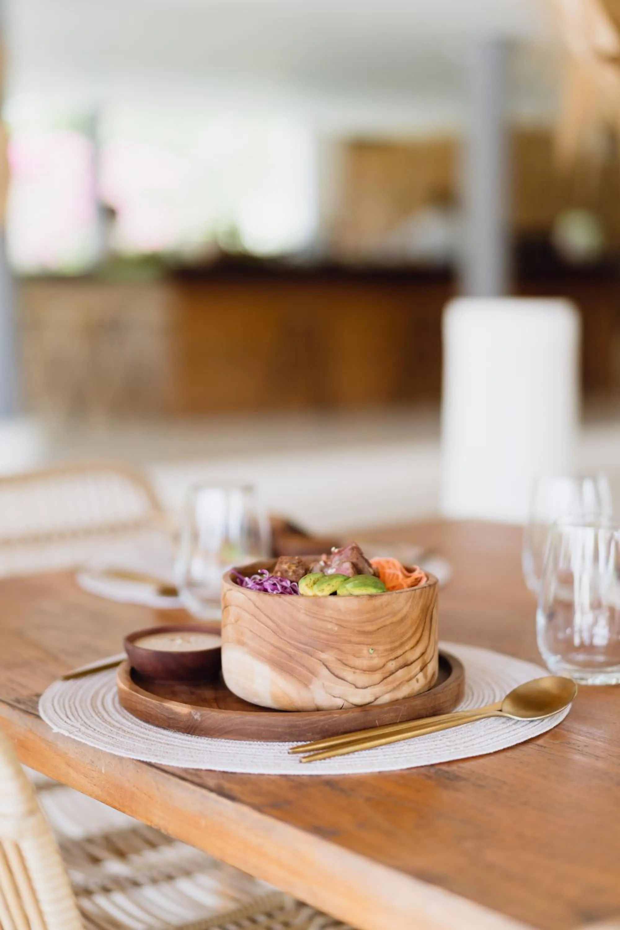 Food close-up in Origin Lombok