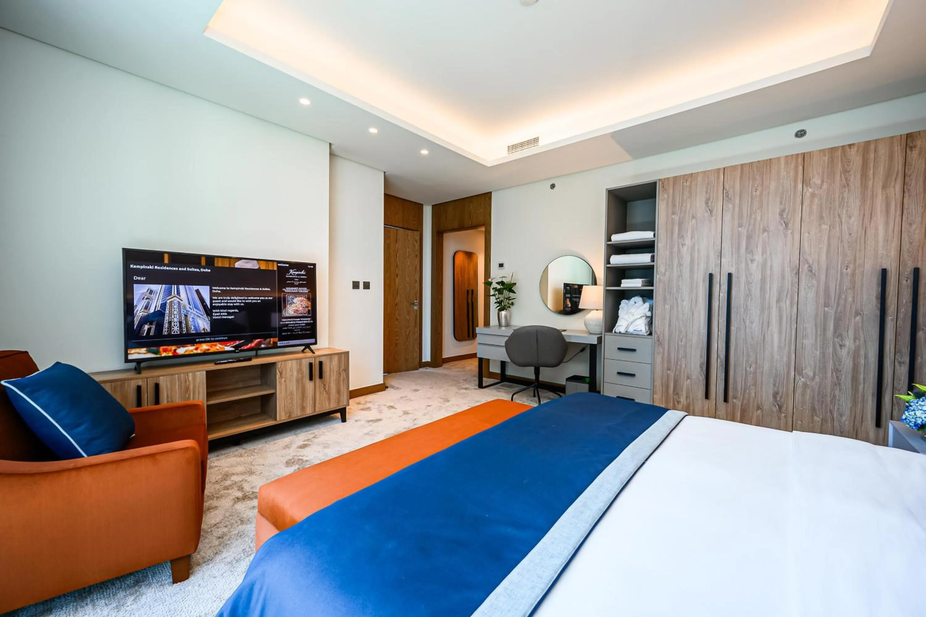 Photo of the whole room, Bed in Kempinski Residences & Suites, Doha