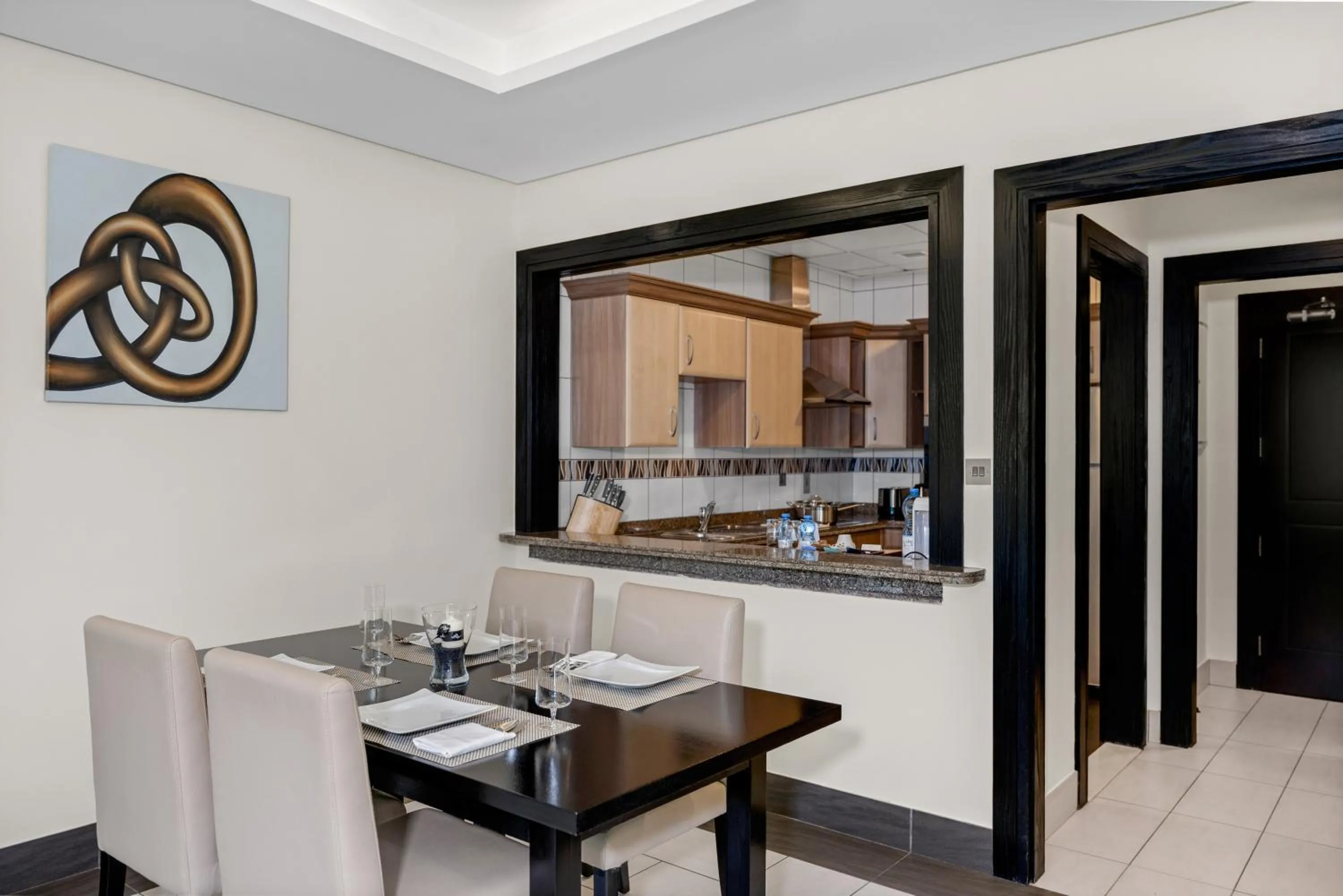 Kitchen or kitchenette in Kempinski Residences & Suites, Doha
