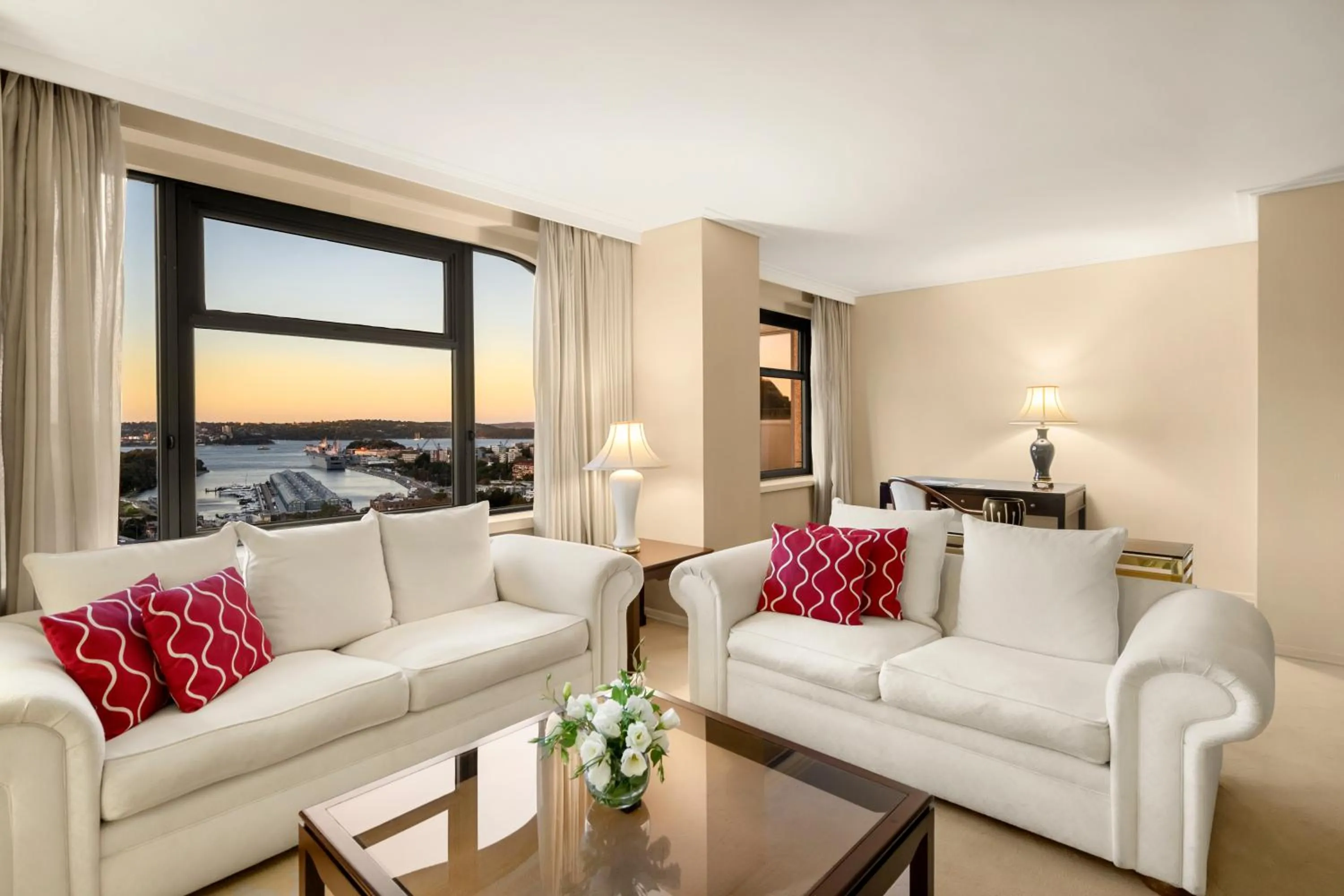Living room in The Sydney Boulevard Hotel