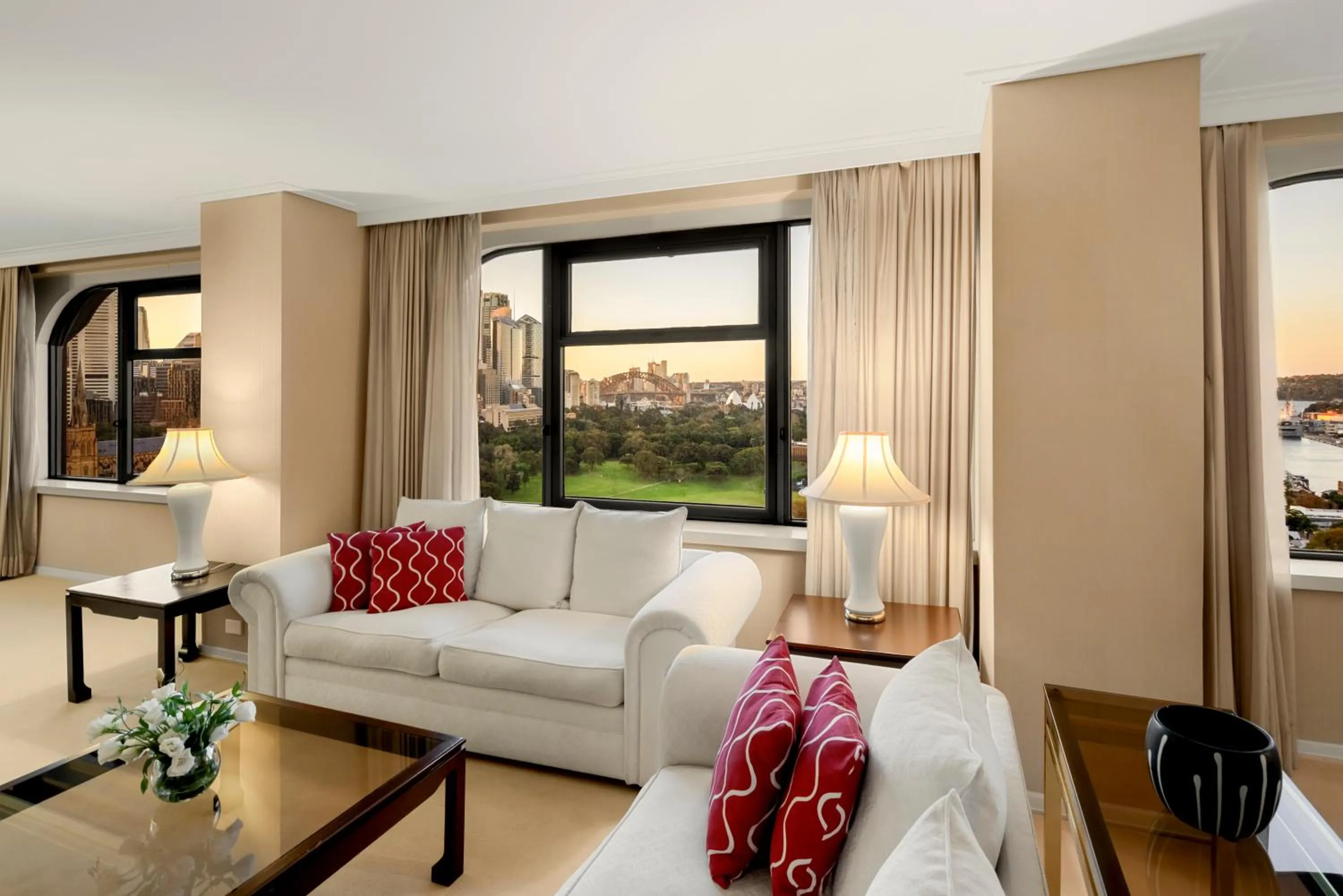 Living room in The Sydney Boulevard Hotel