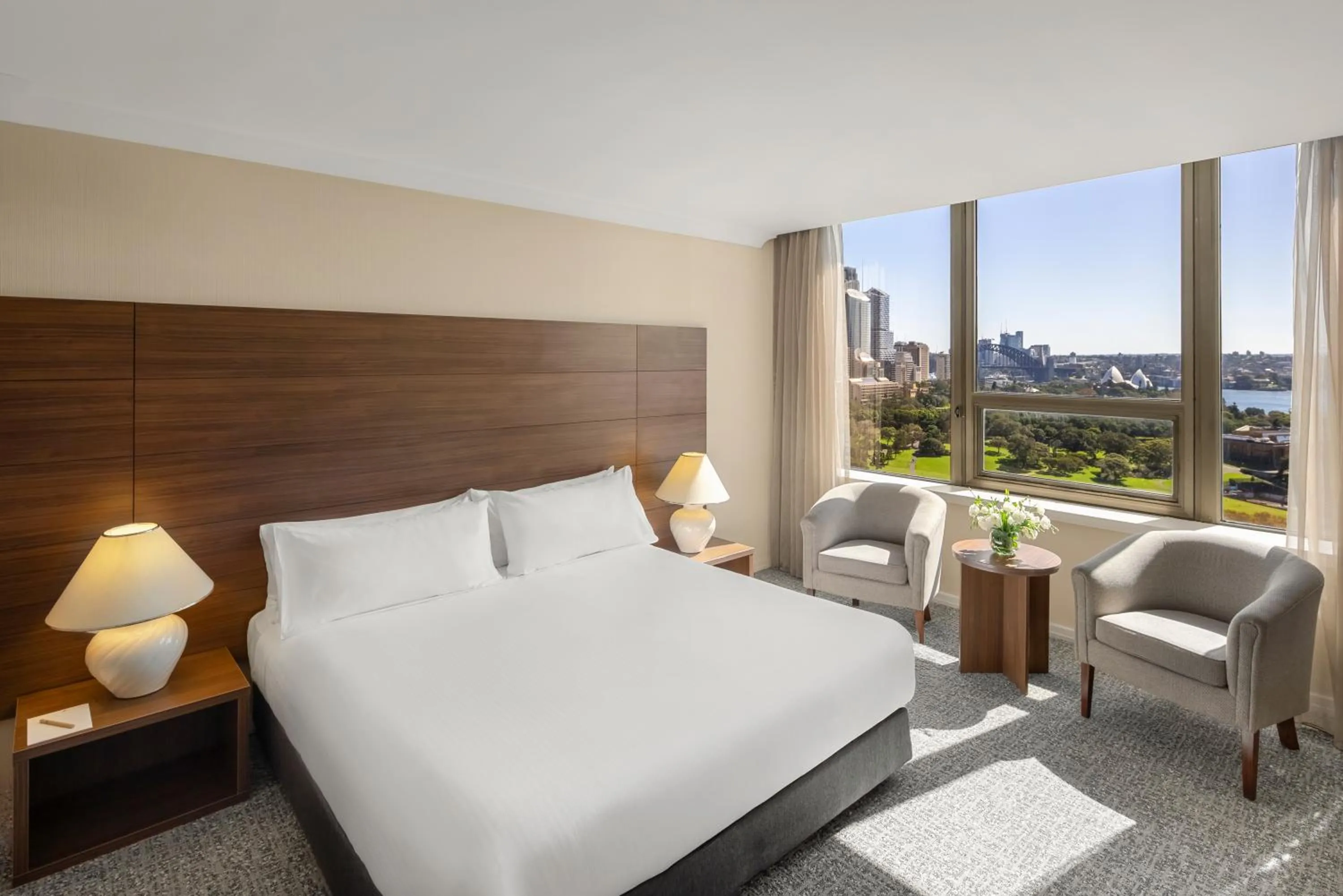 Bed in The Sydney Boulevard Hotel