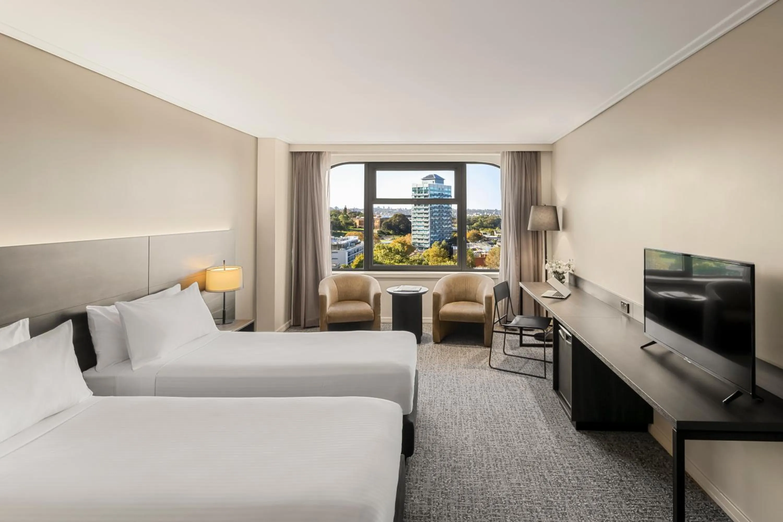 Bed in The Sydney Boulevard Hotel