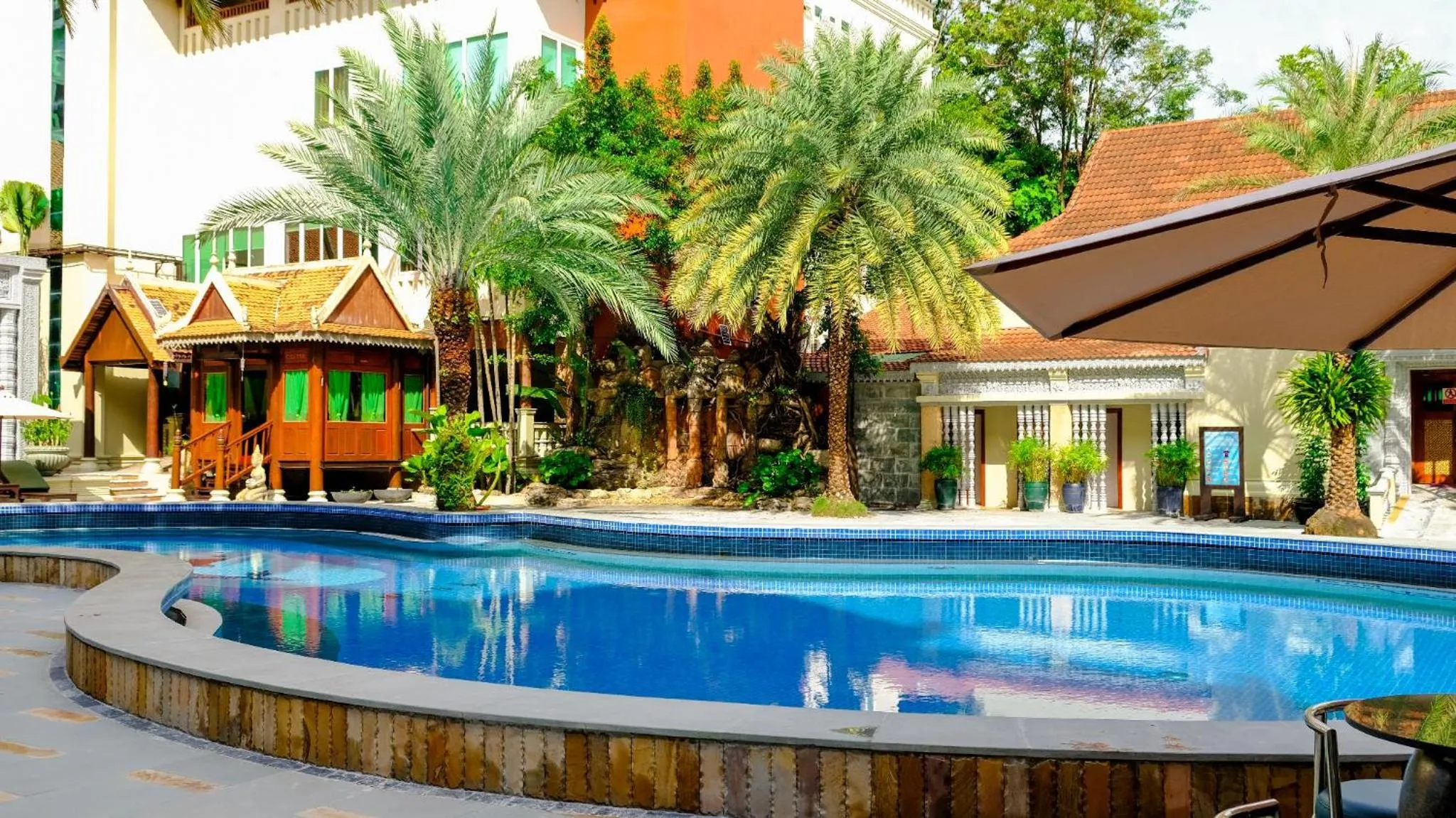 Pool view in Empress Angkor Resort & Spa