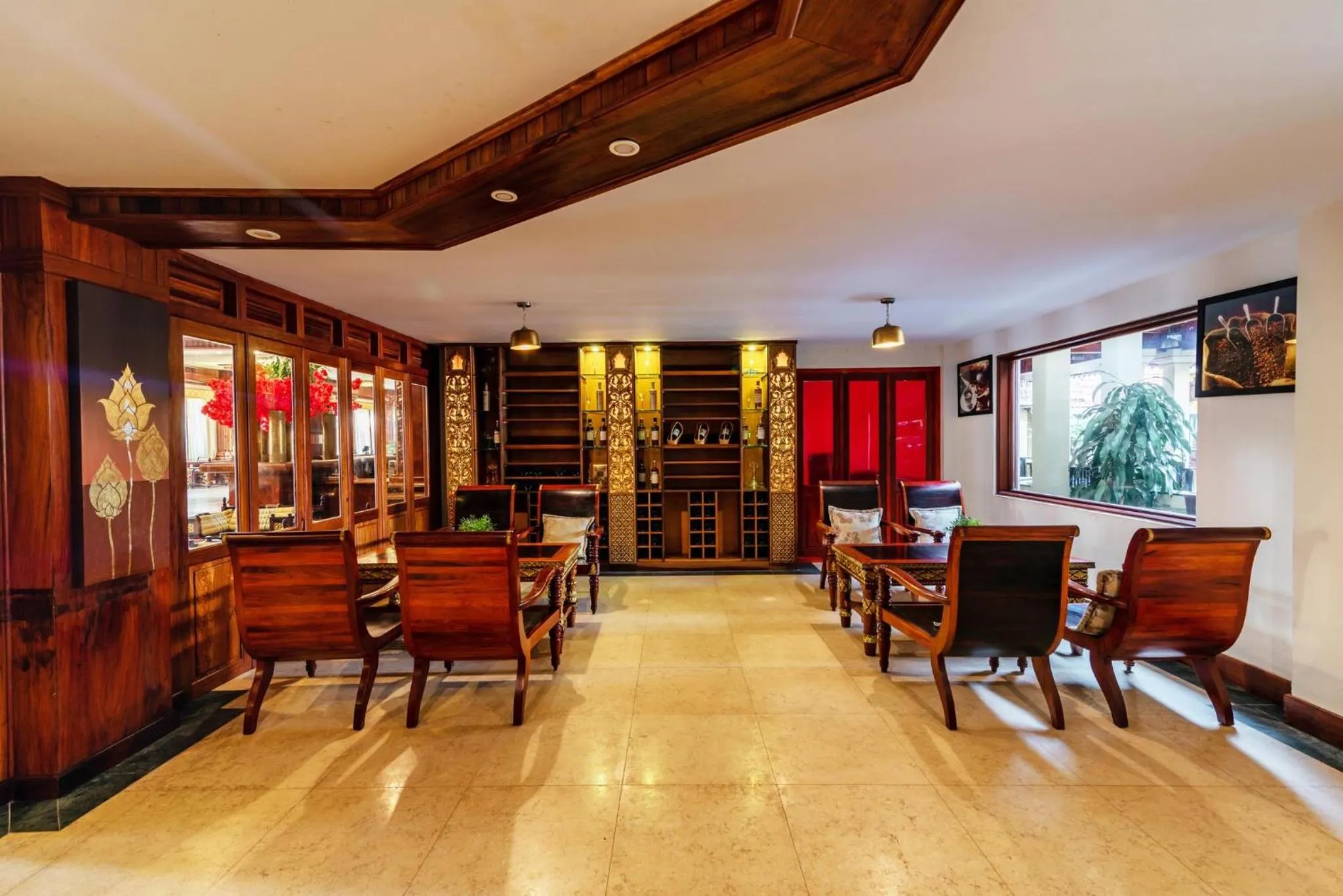 Seating area in Empress Angkor Resort & Spa