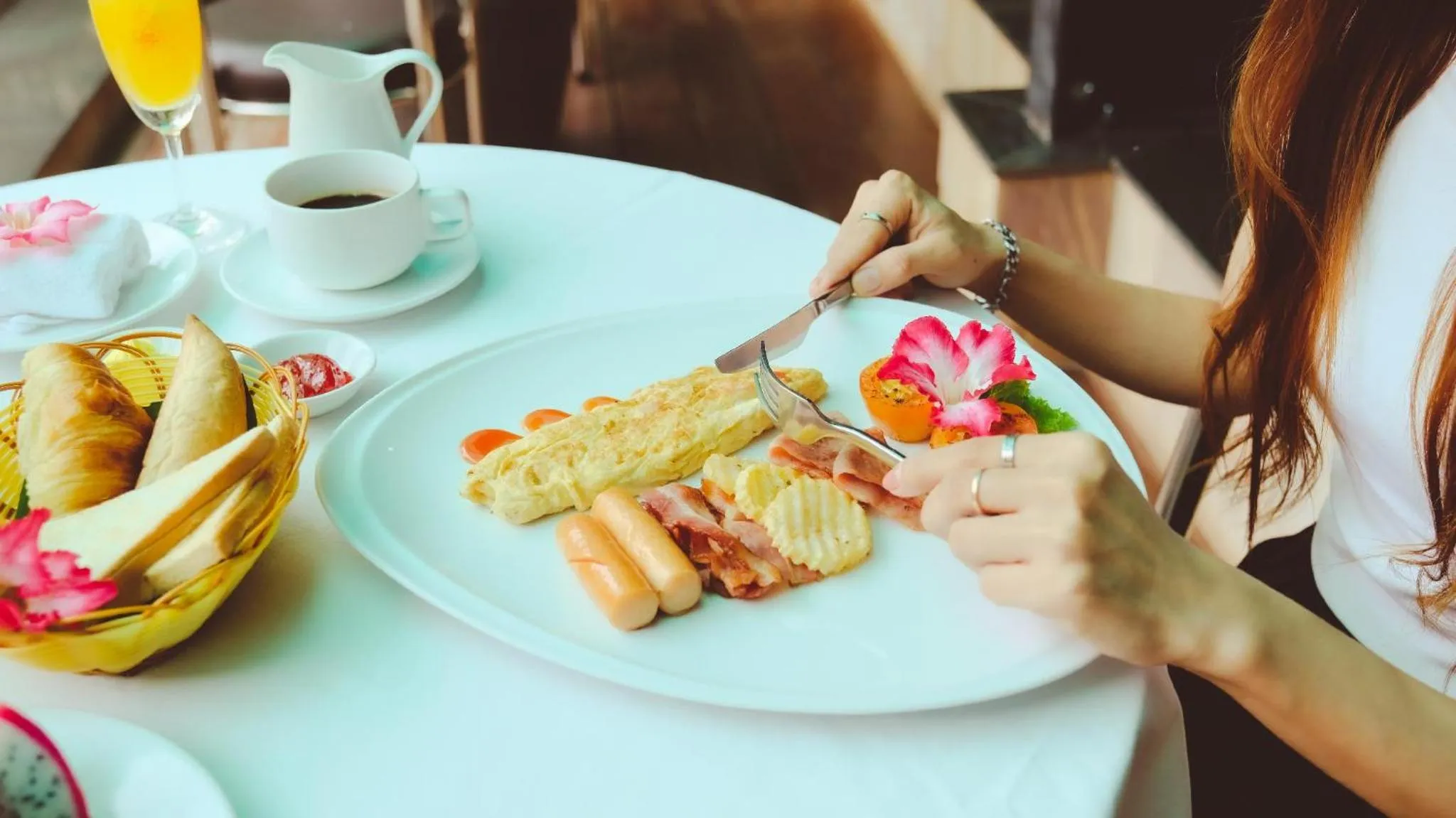 Breakfast in Empress Angkor Resort & Spa