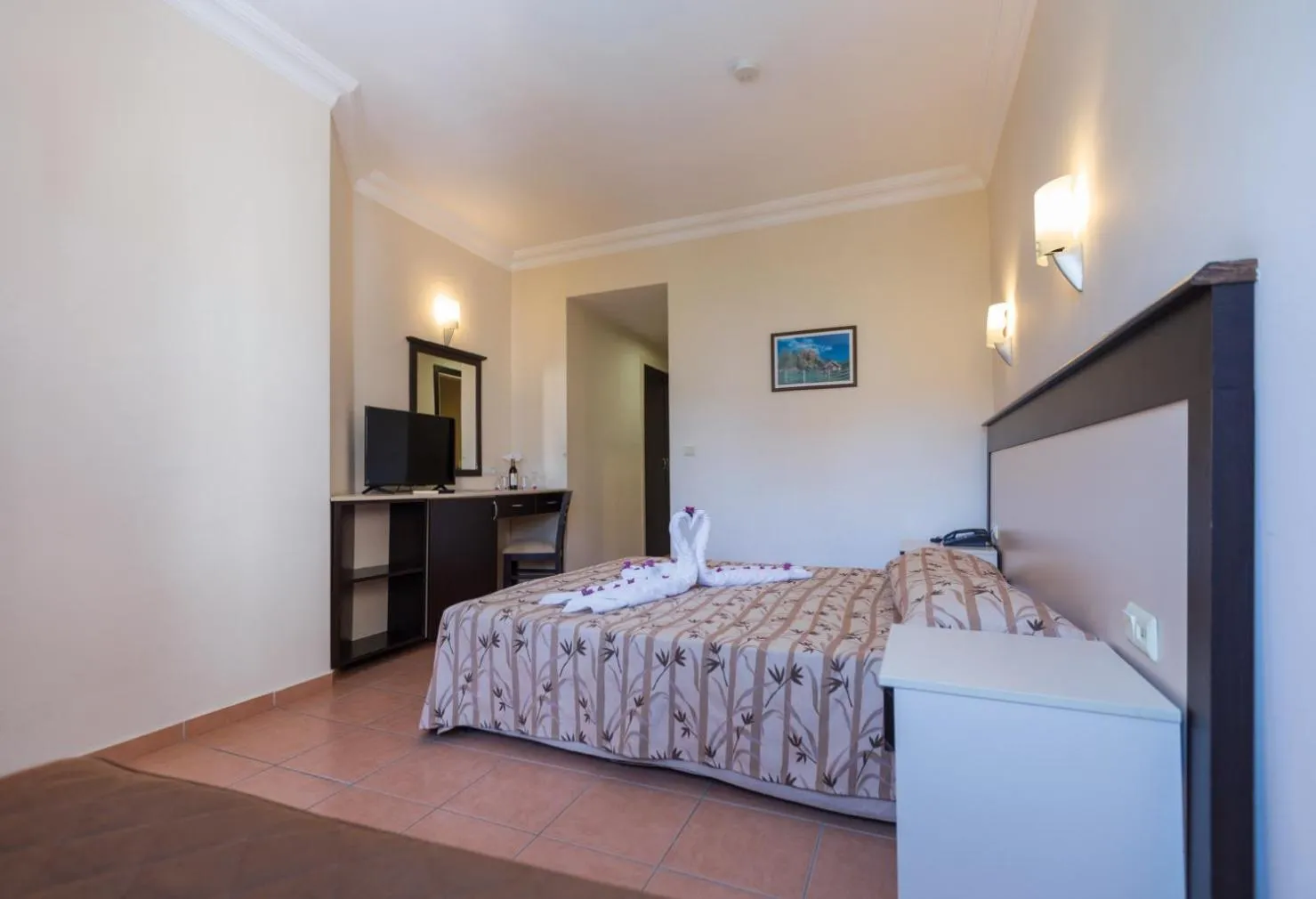 Bedroom in Helios Hotel