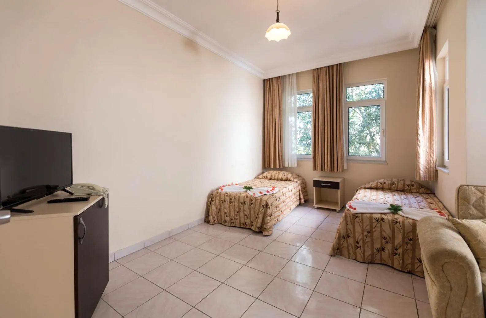 Bedroom in Helios Hotel