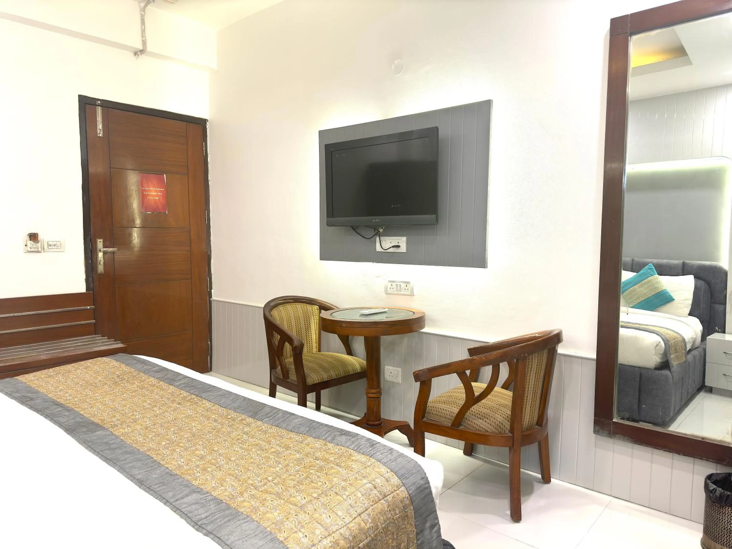 View (from property/room), Bed in Hotel The Daanish Residency - Karol Bagh