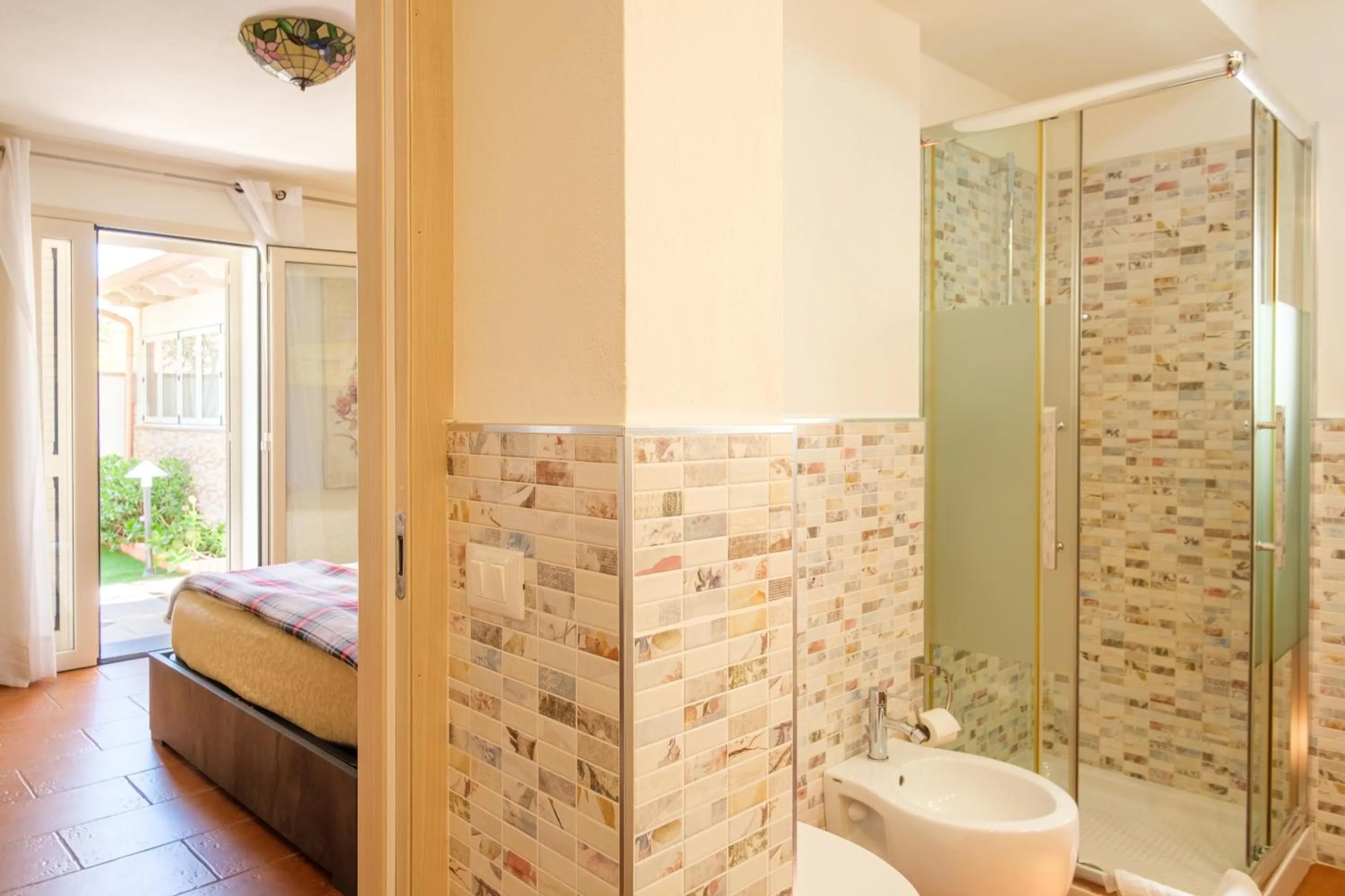 Shower in Villa Piana