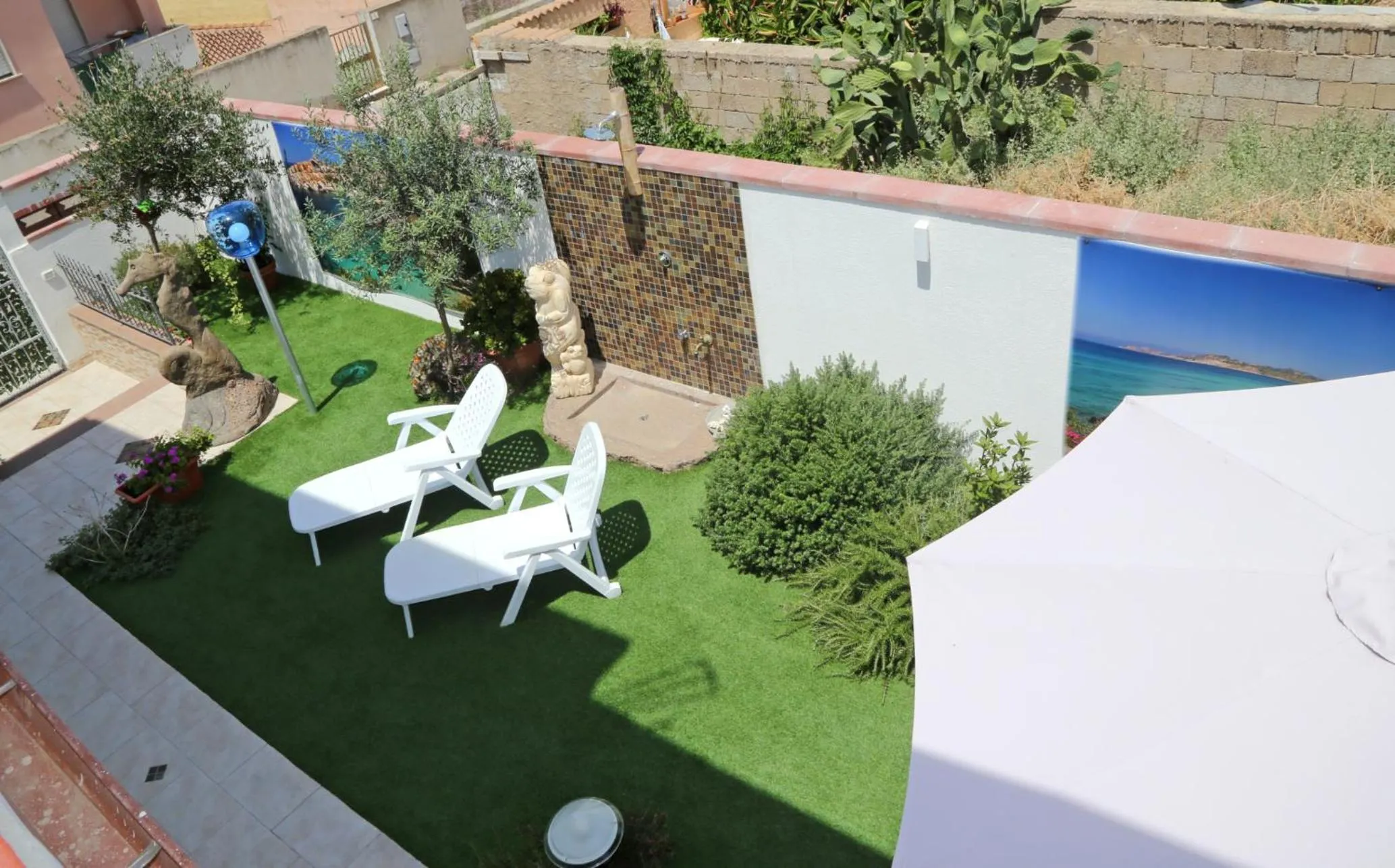 Garden view in Villa Piana