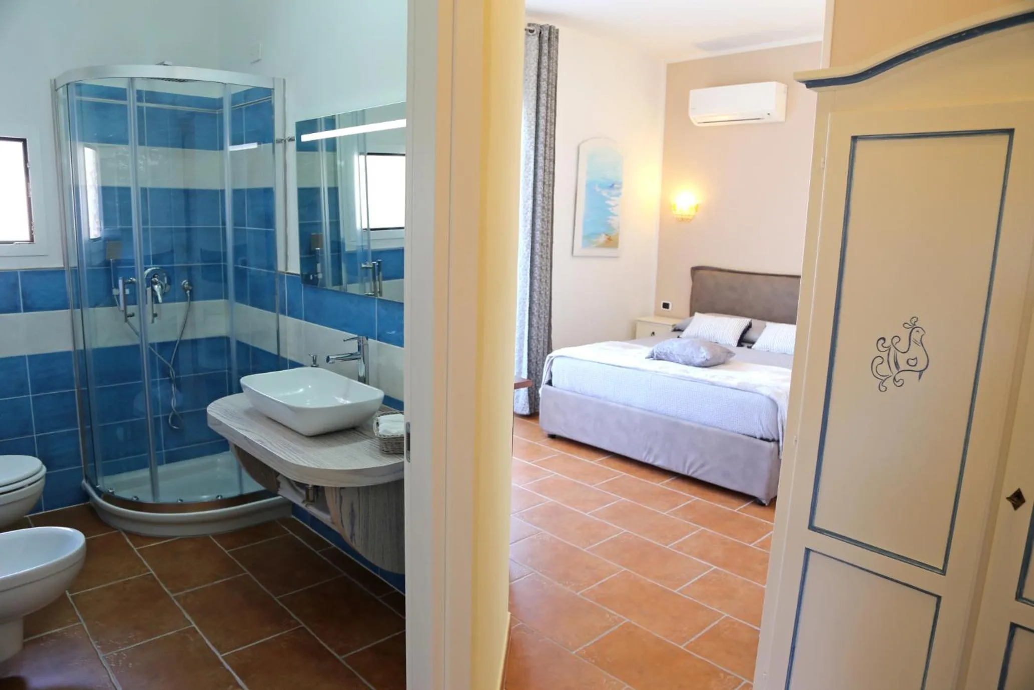 Shower in Villa Piana